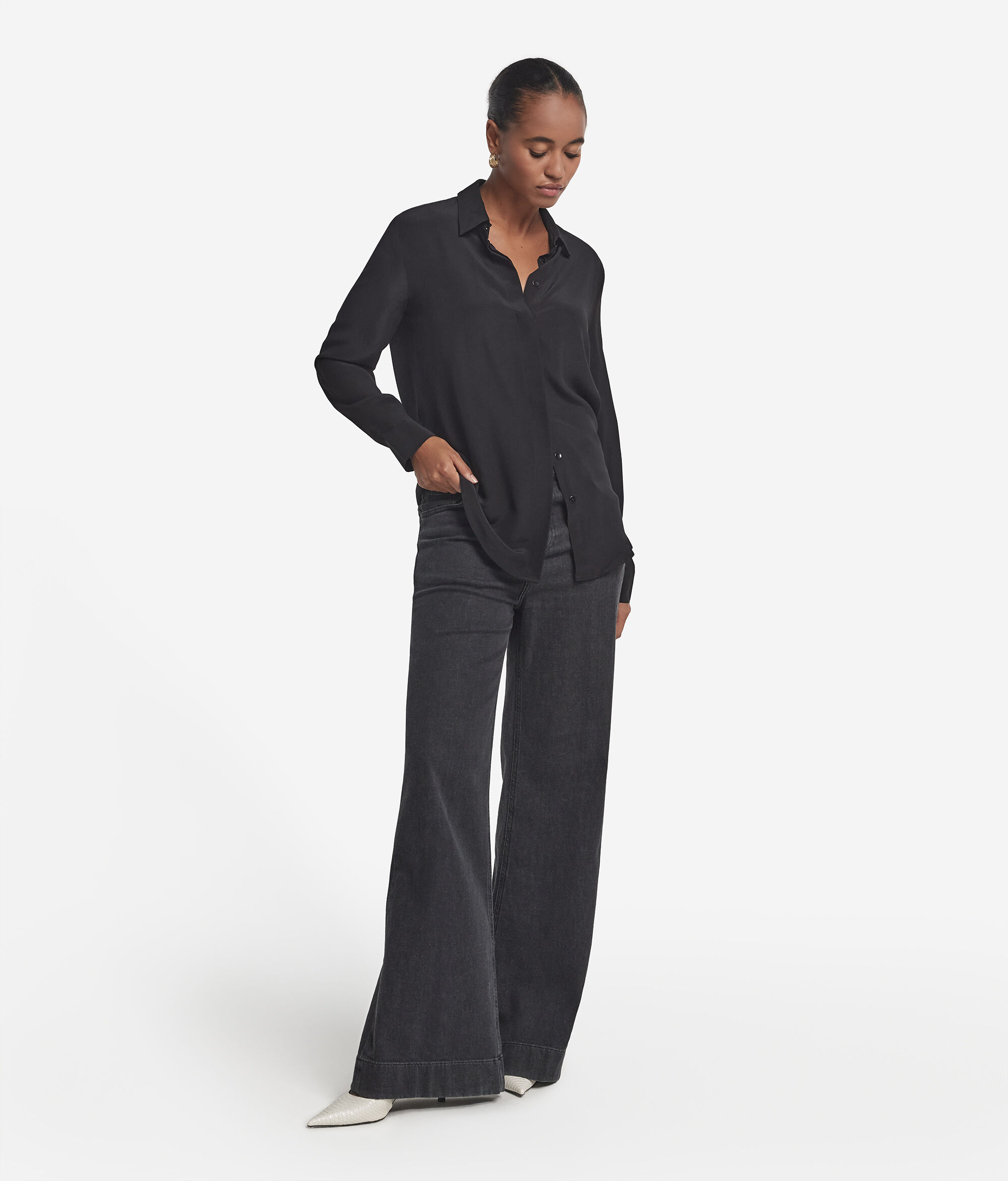 Chemise en soie femme
