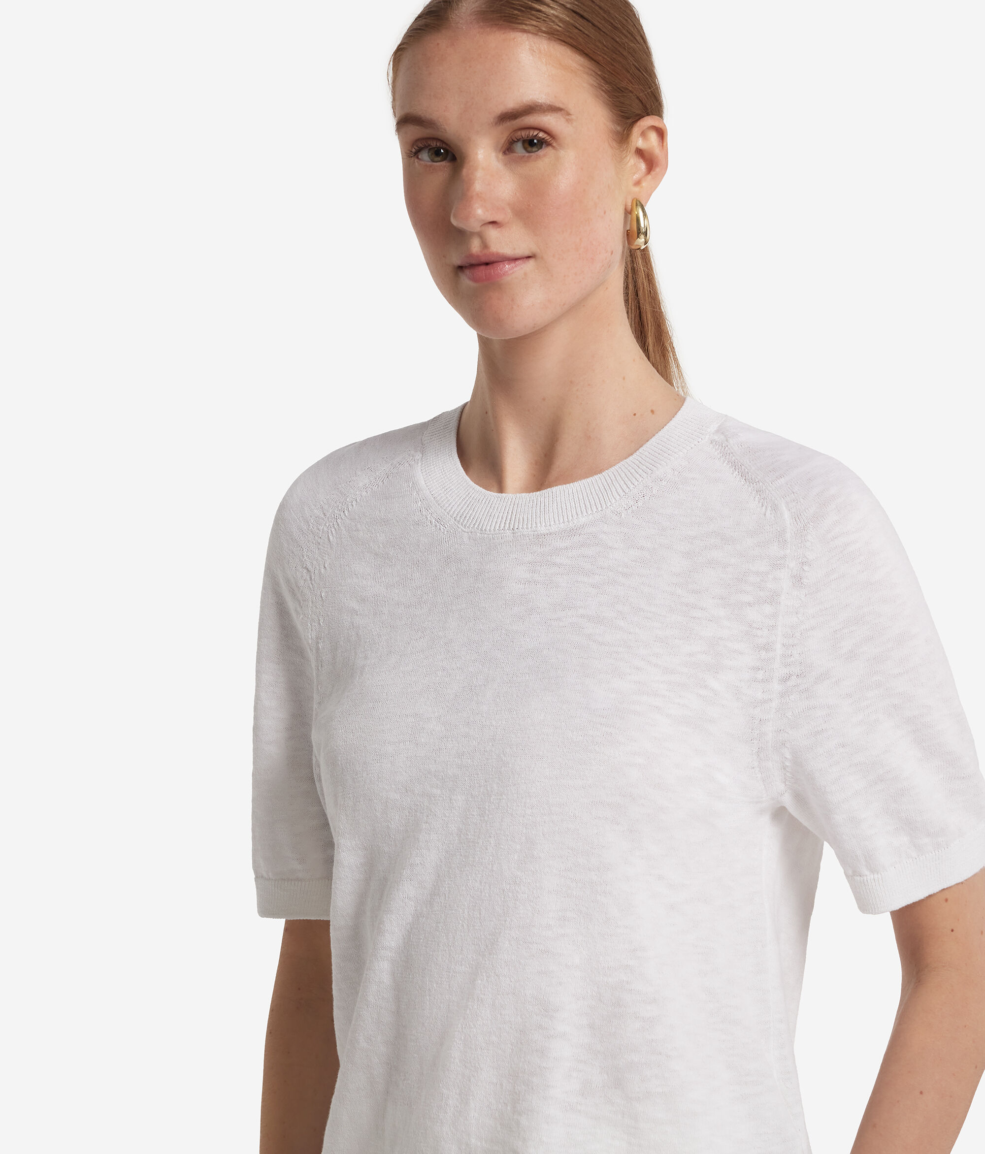 T-Shirt Mε Στρογγυλή Λαιμόκοψη Twist