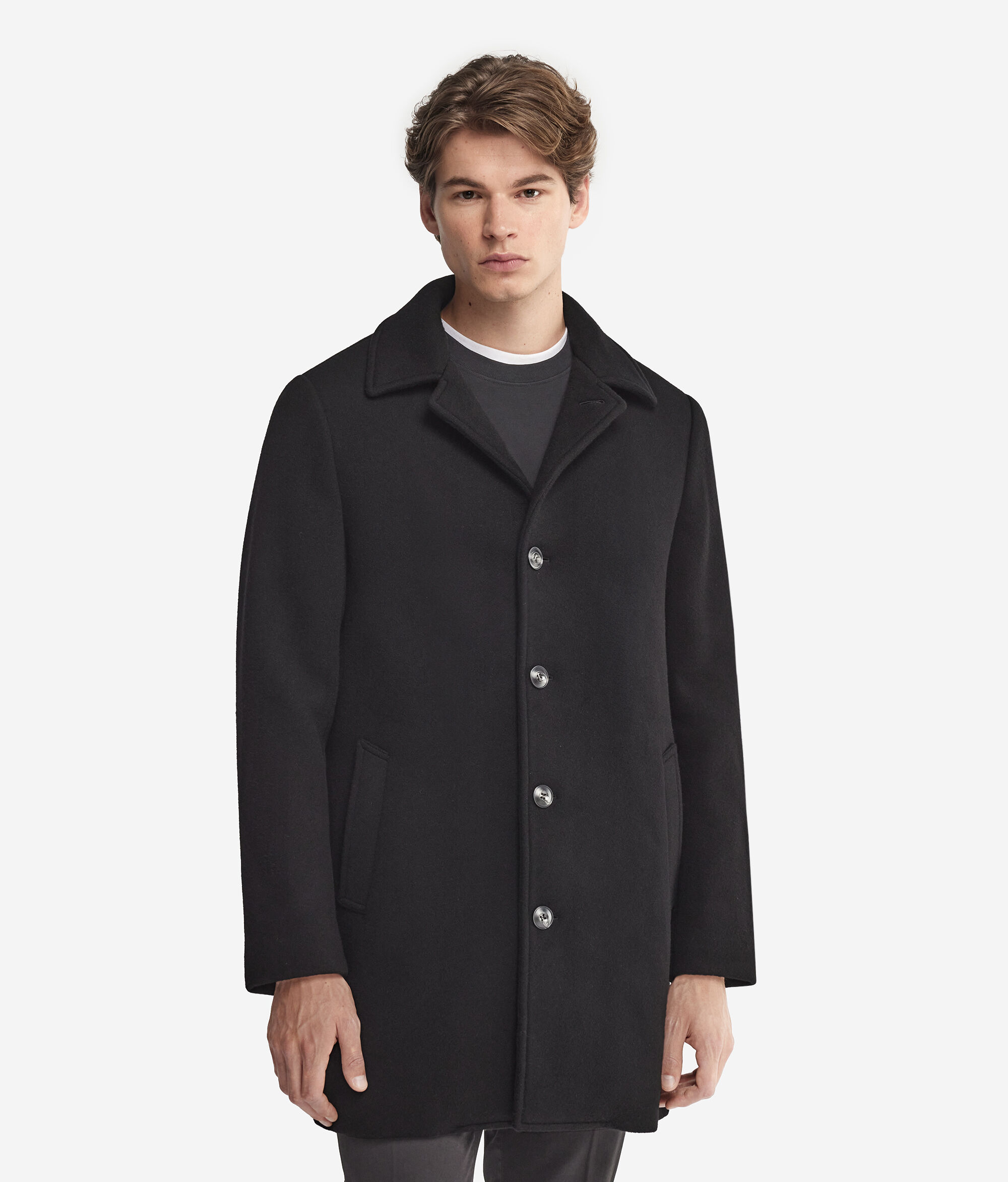 Ultrasoft Cashmere Single-Breasted Coat