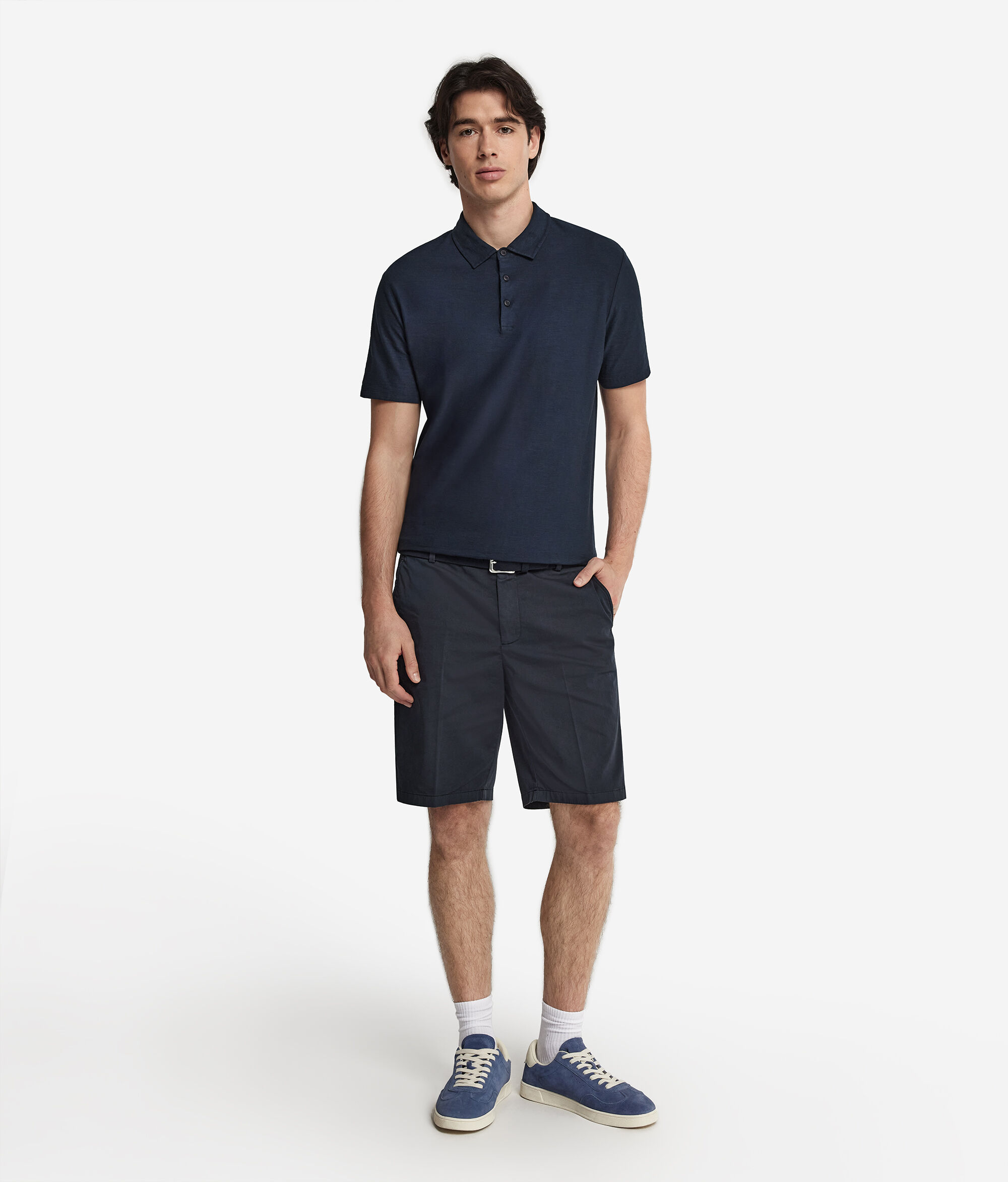 Polo en coton torsadé