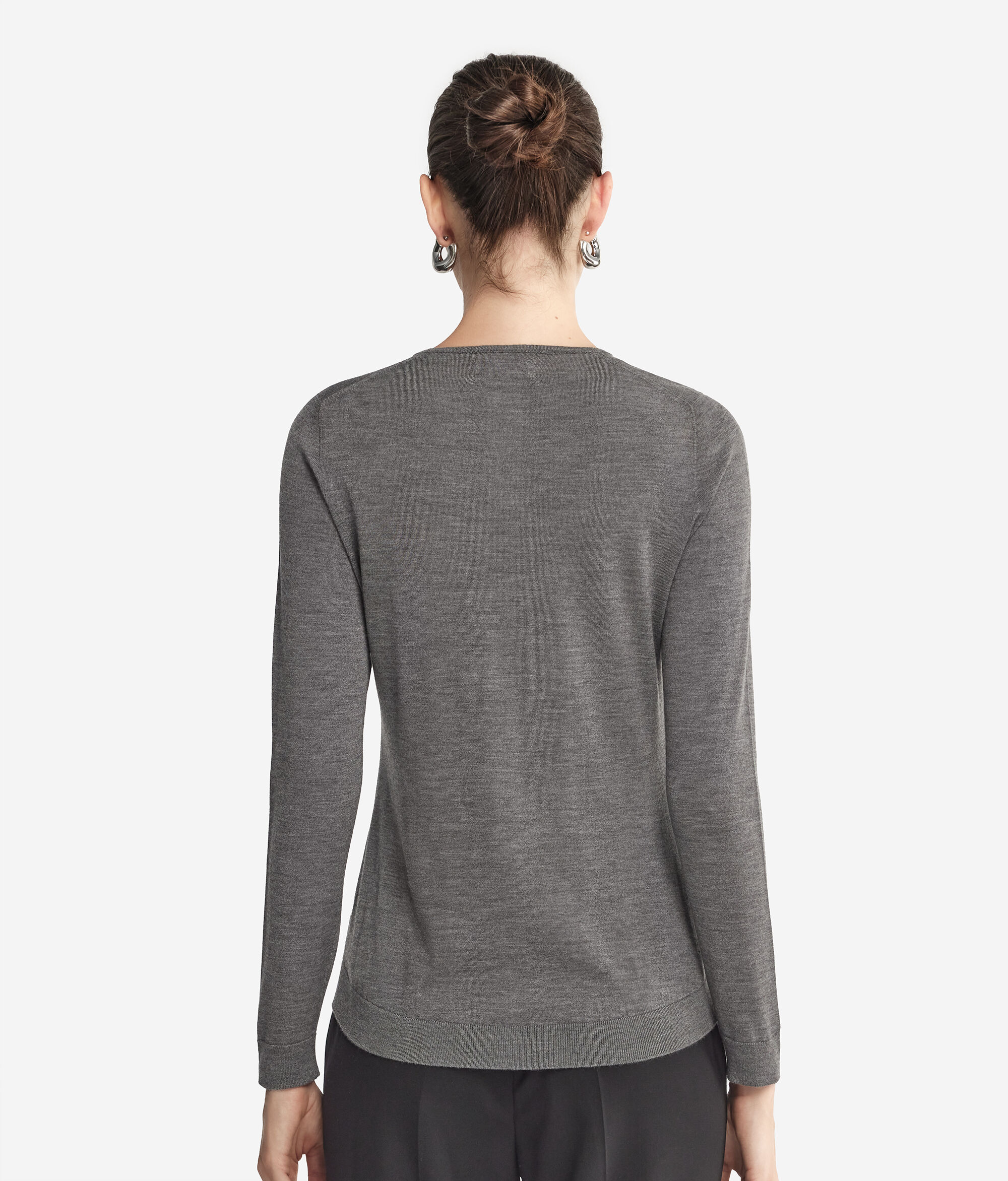 Round-Neck Ultrafine Cashmere Jumper