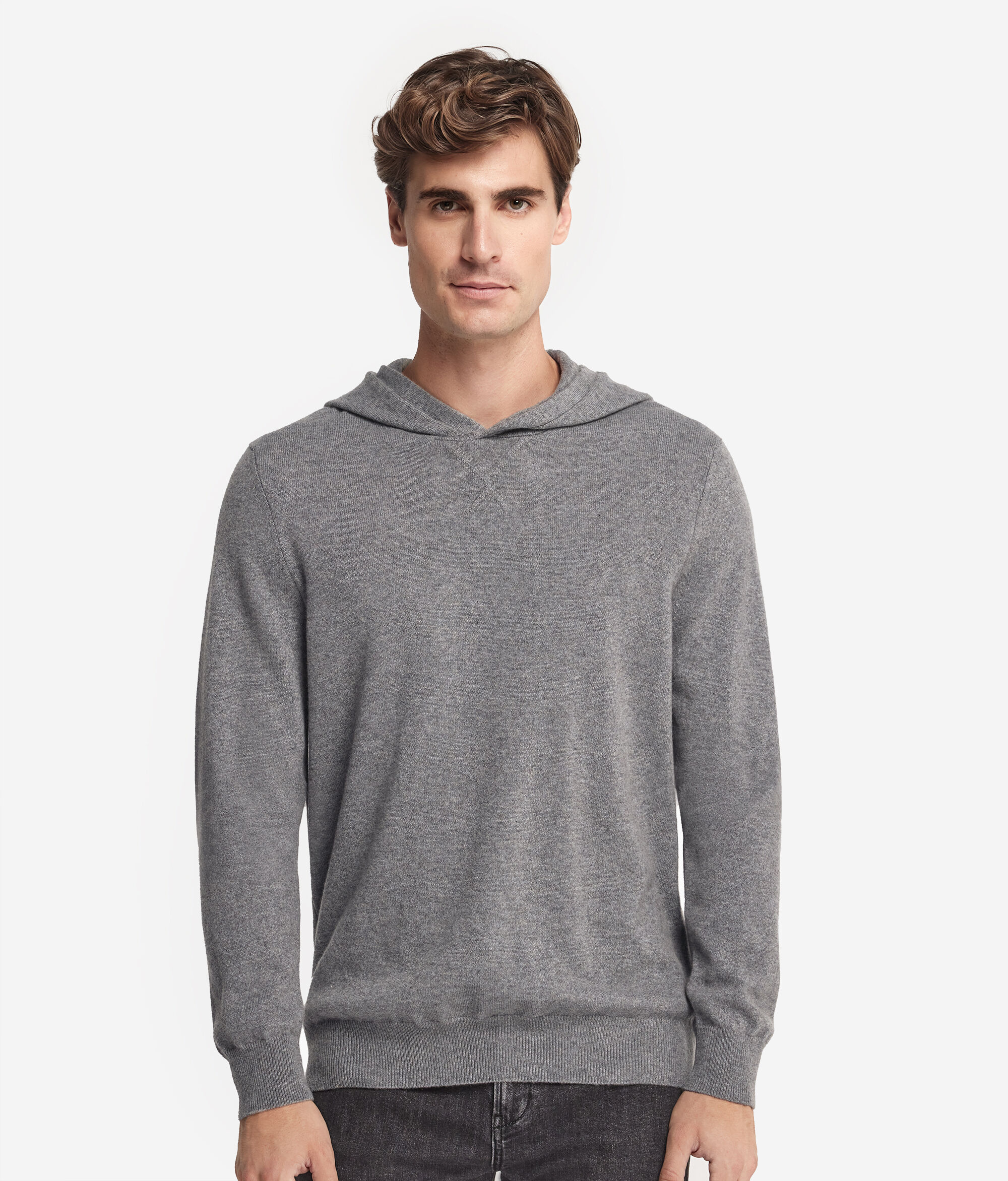 Sweatshirt à capuche homme en cachemire ultra-doux