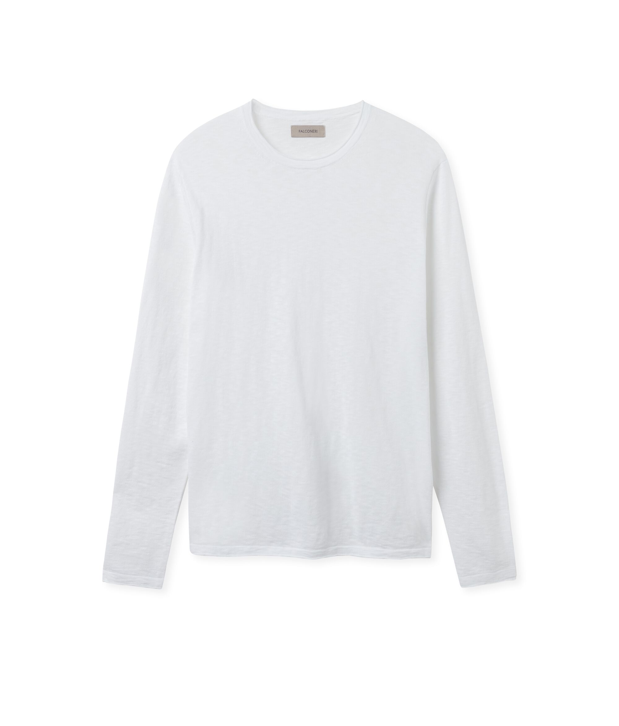 Μπλούζα με Στρόγγυλη Λαιμόκοψη Twist Colore White