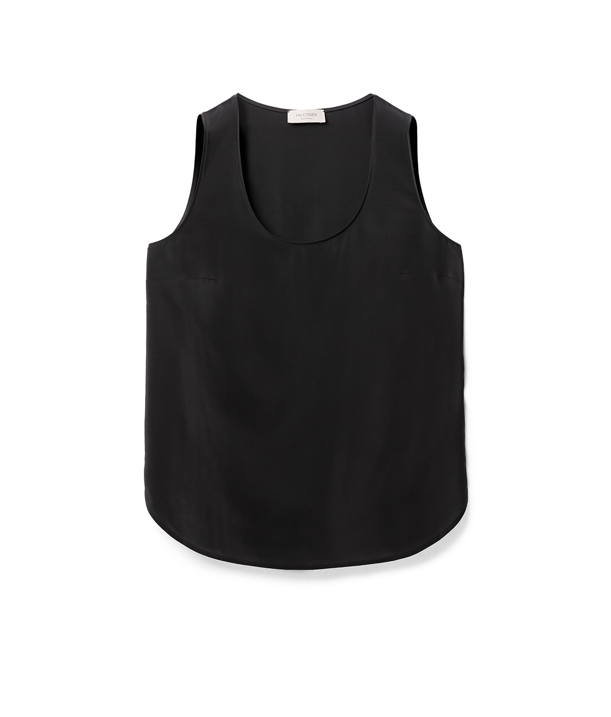 Wide-Neck Silk Camisole