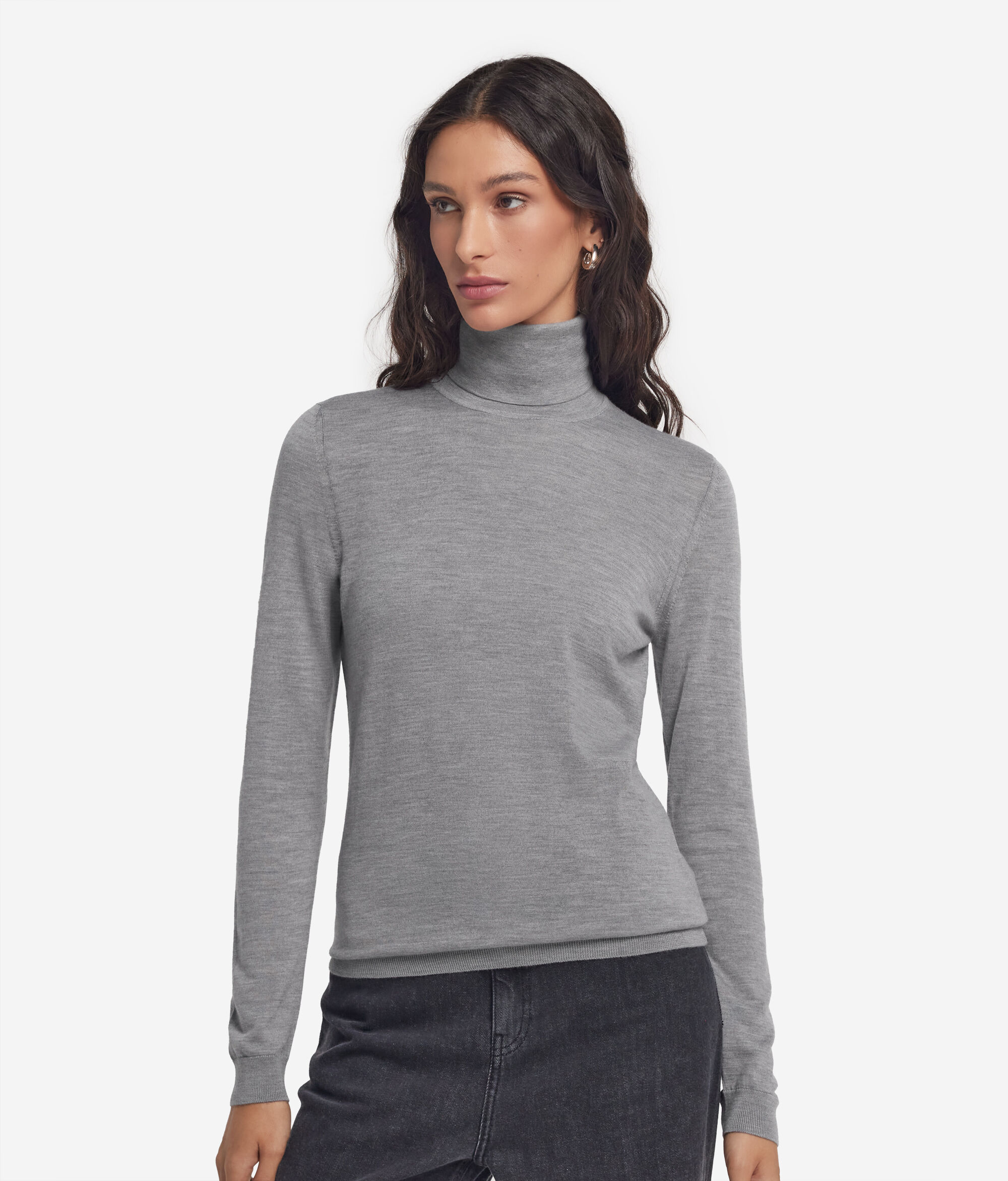 Ultrafine Cashmere Turtleneck Jumper