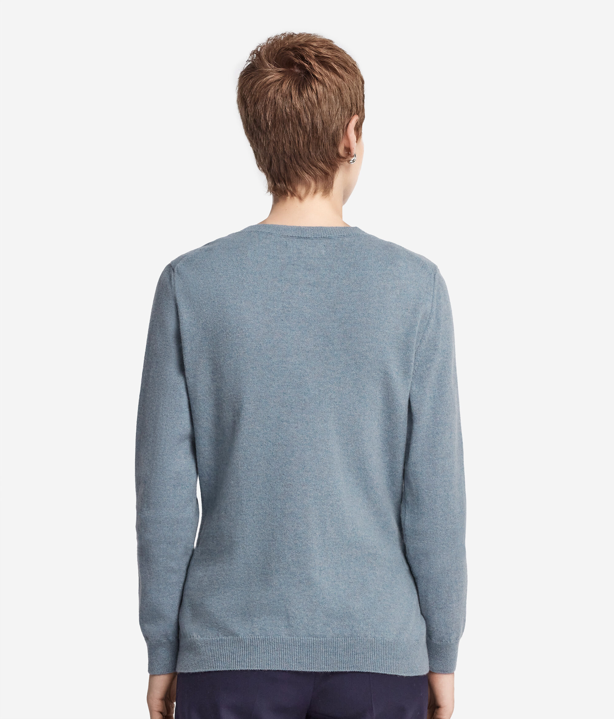 Svetřík s Kulatým Výstřihem z Kašmíru Ultrasoft