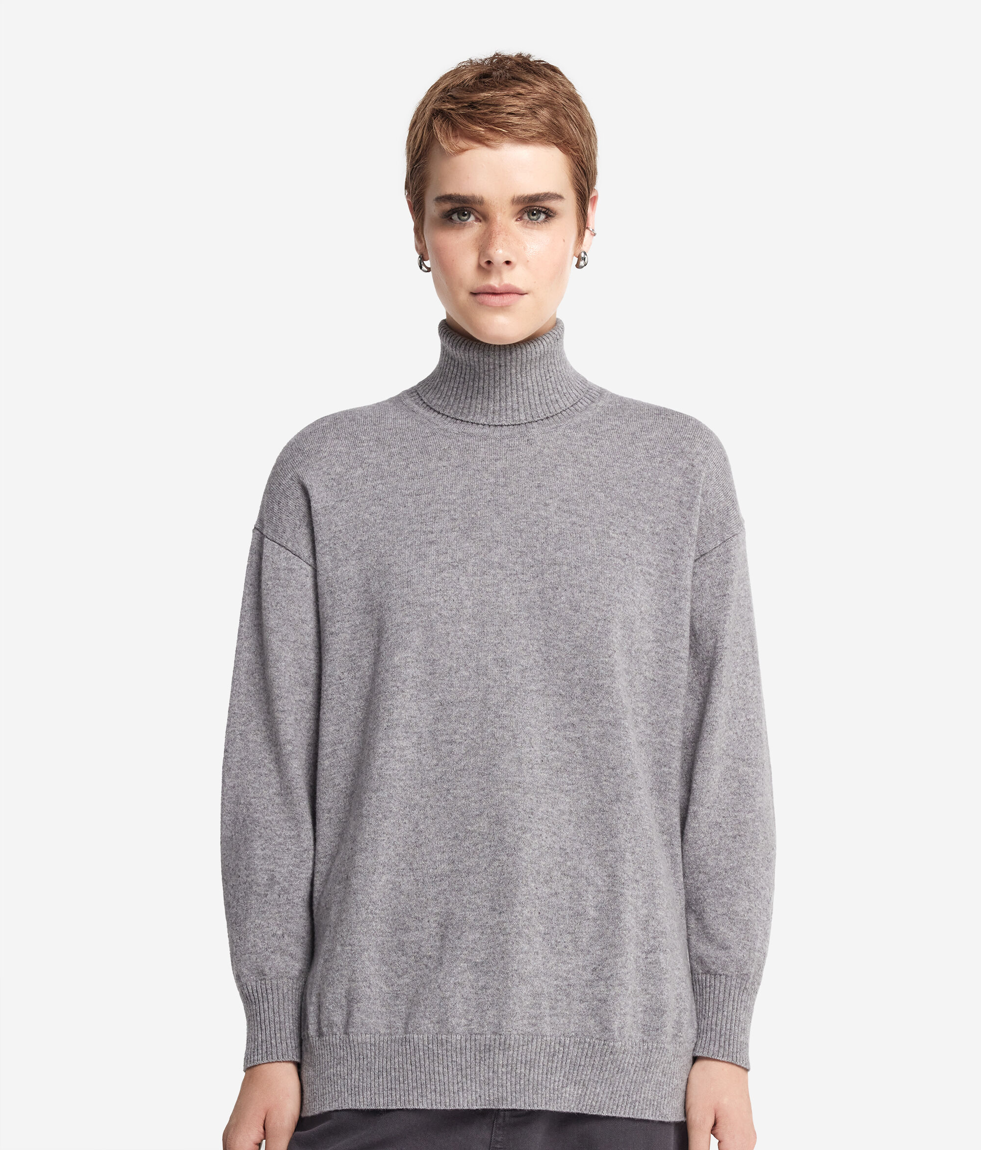 Dolcevita con spacchi in Cashmere Ultrasoft