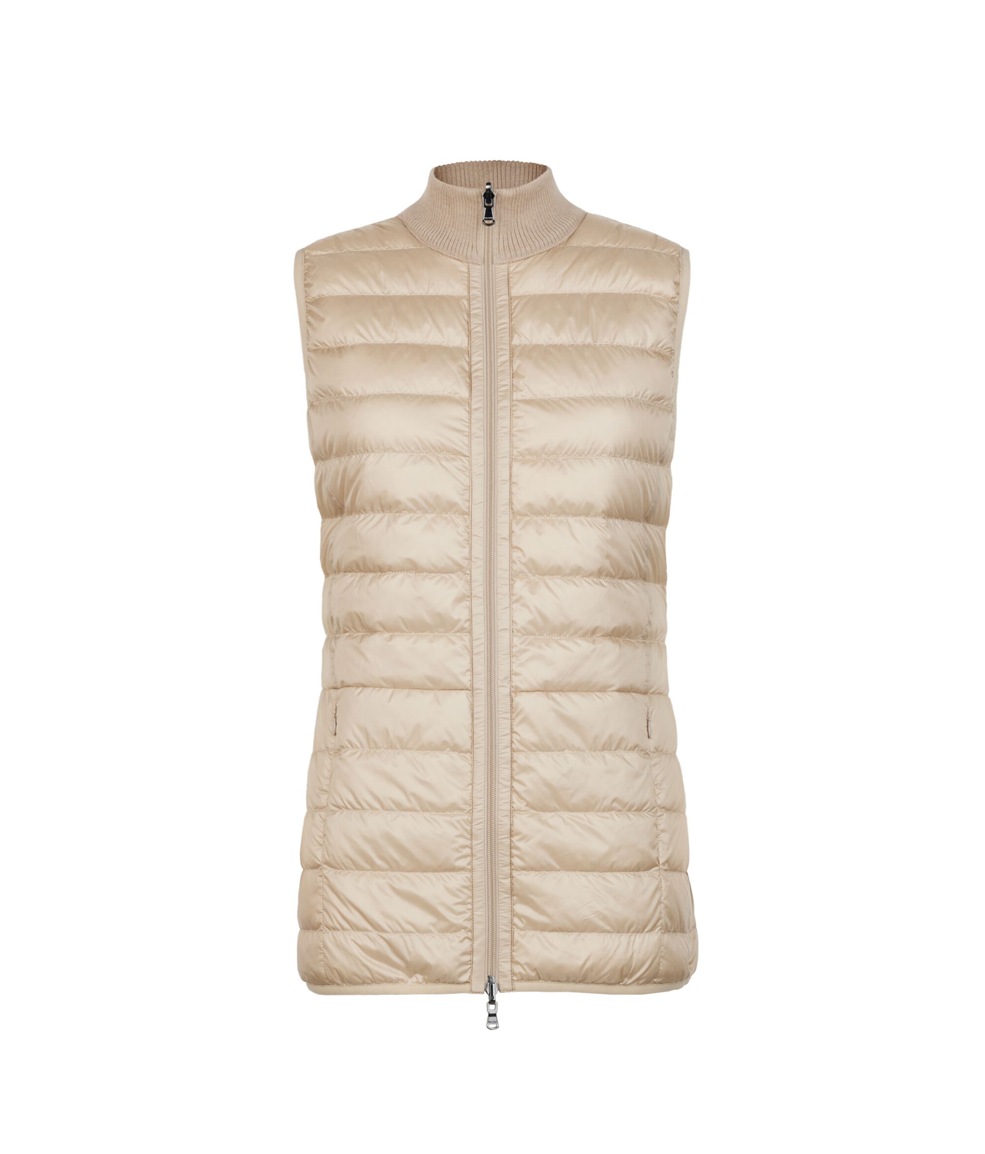 Reversible Sleeveless Short Quilted Jacket