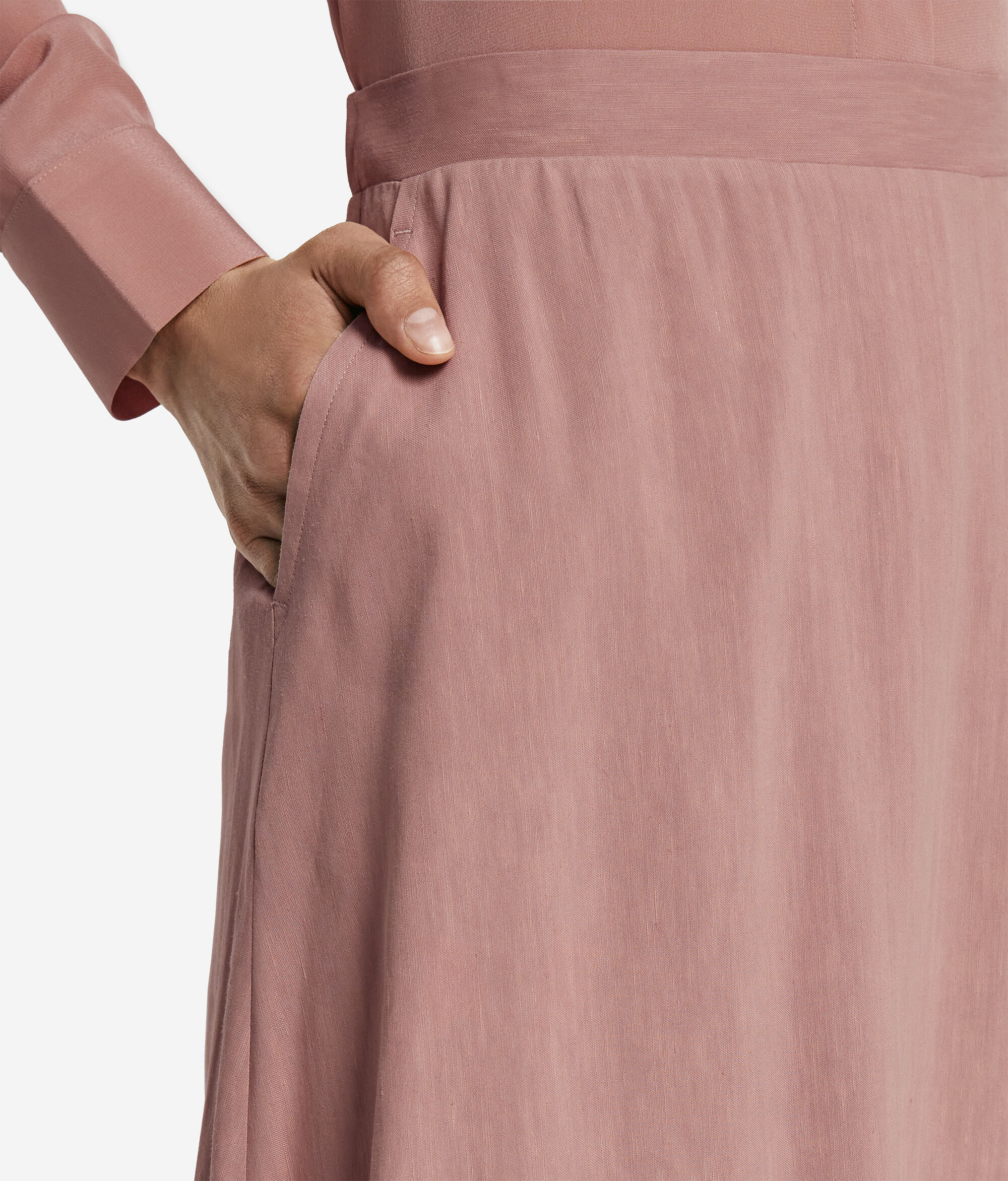 Linen Viscose Skirt