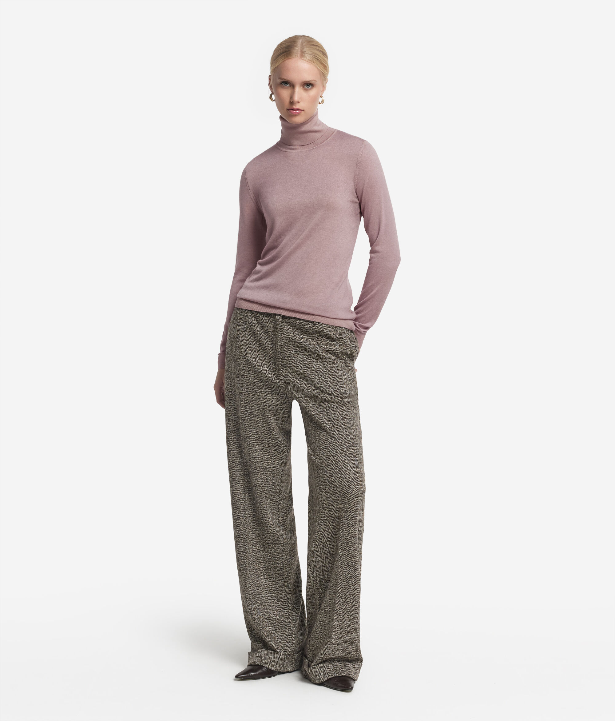 Ultrafine Cashmere Turtleneck Jumper