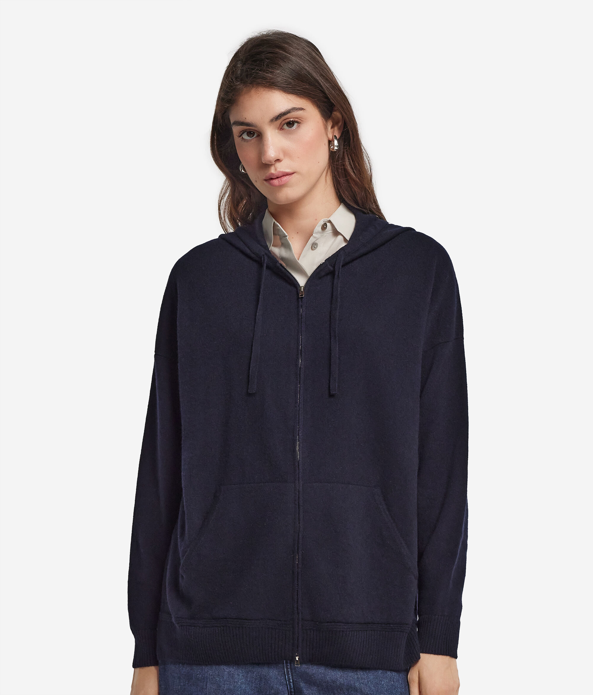 Hooded Ultrasoft Cashmere Sweatshirt