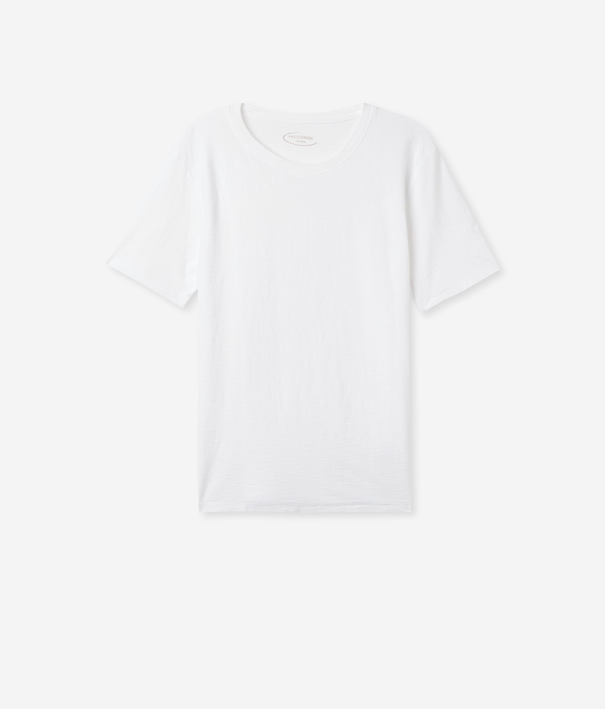 Short-Sleeved Round-Neck Cotton T-Shirt