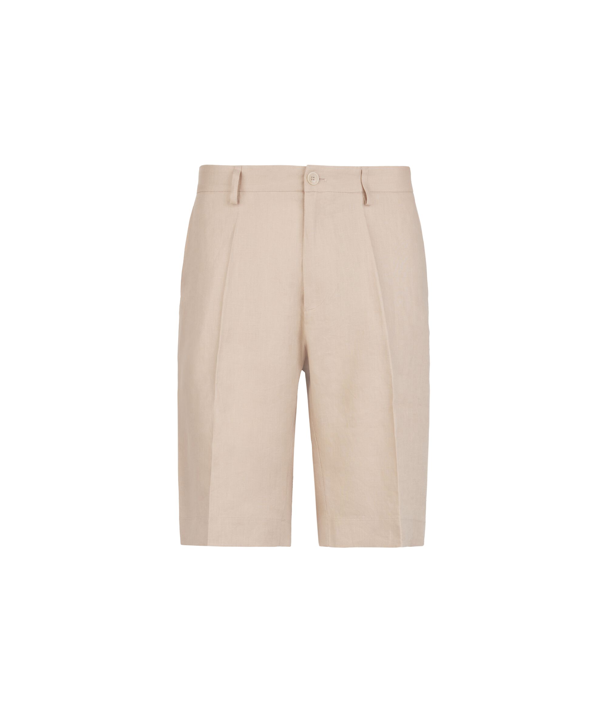 Kurze Leinenhose