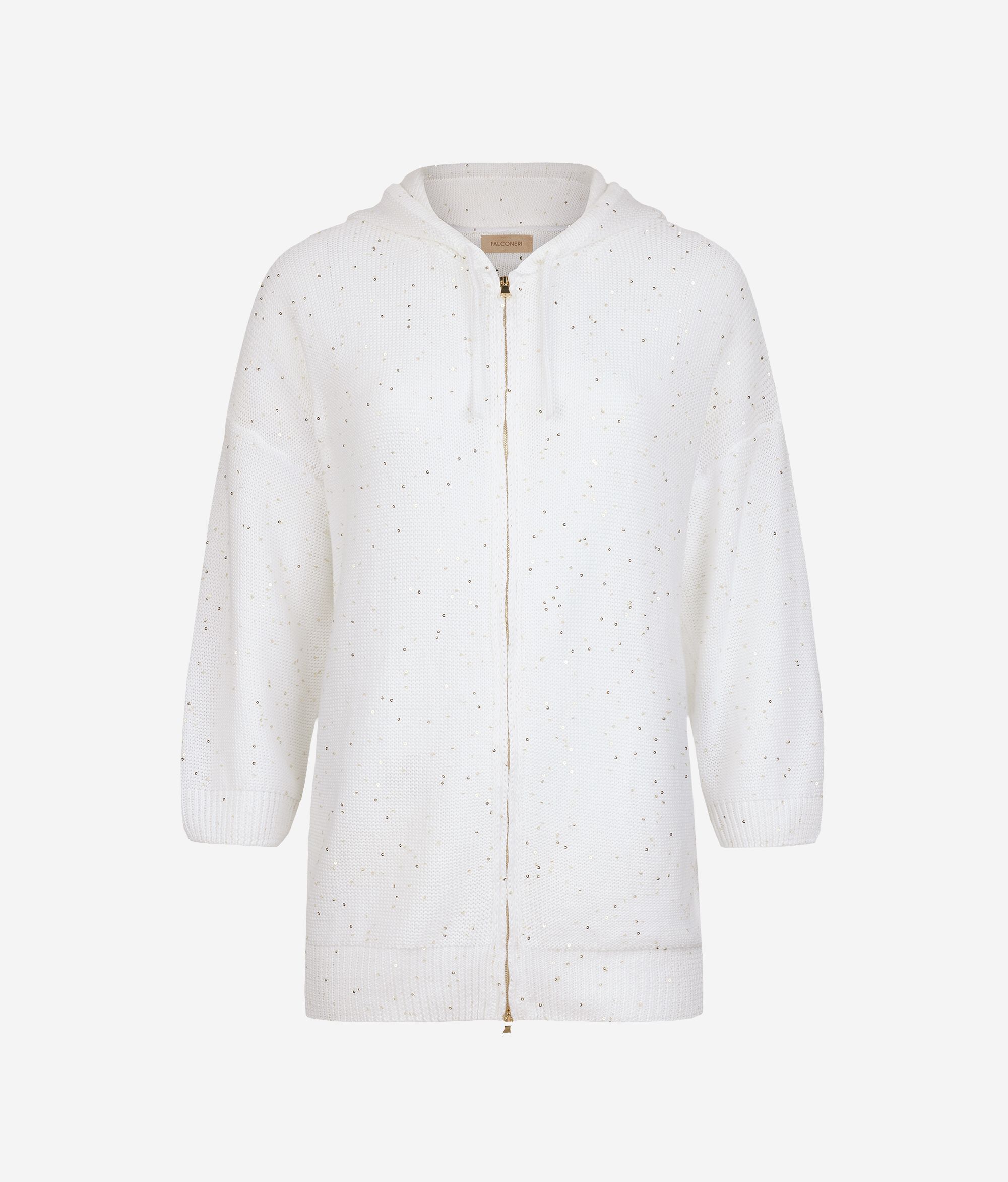 Micro-Sequin Hoodie