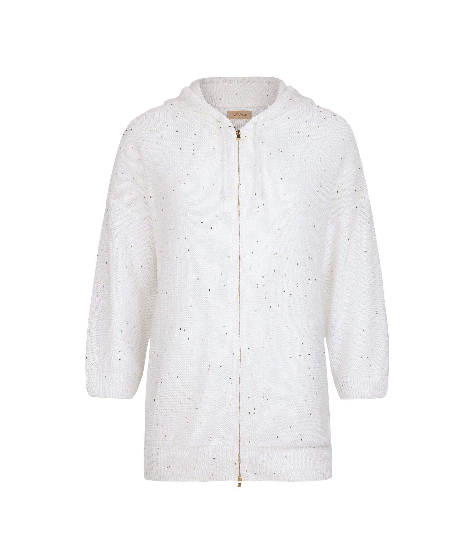 Micro-Sequin Hoodie