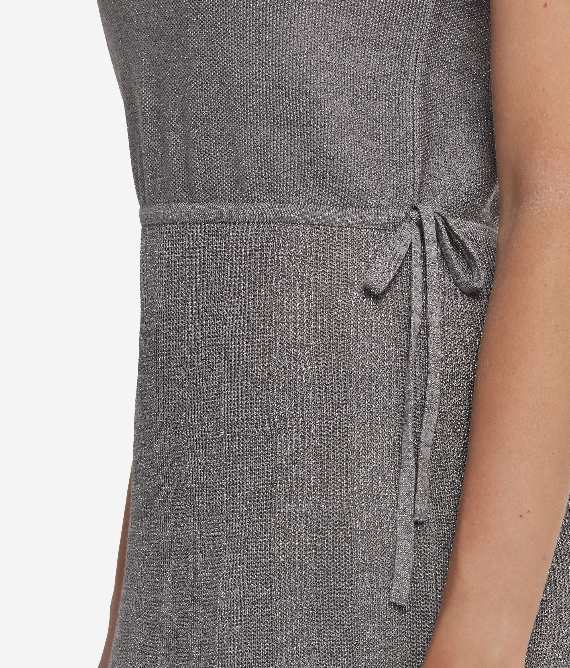 Lamè Ribbed Dress