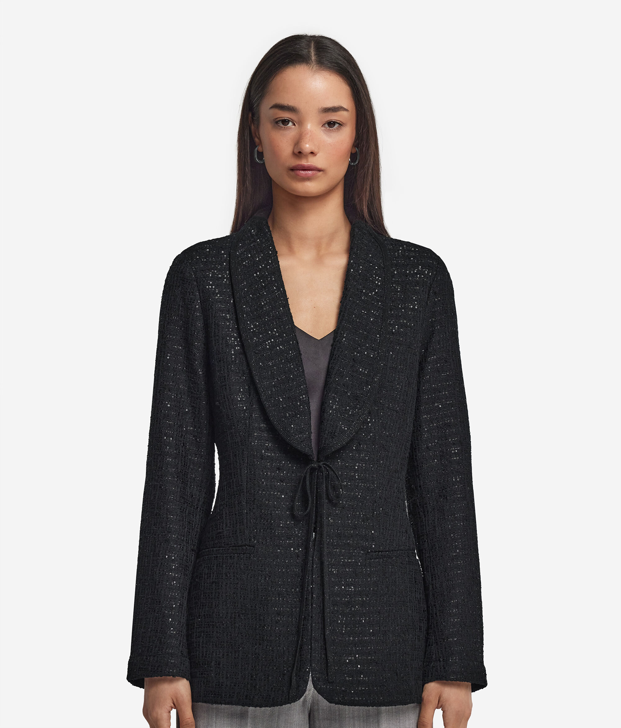 Sequined Bouclé Jacket