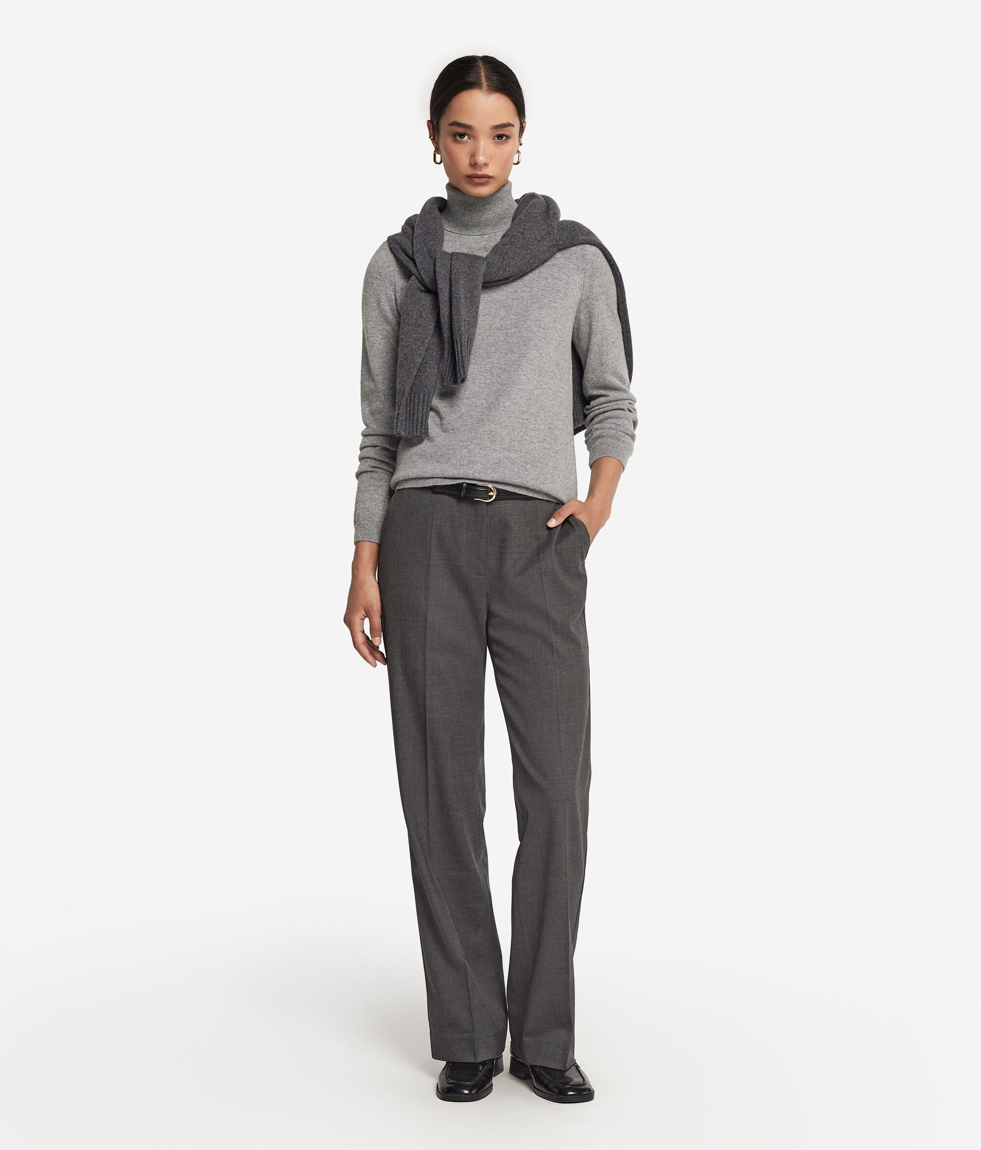 ウルトラソフトカシミヤ タートルネック セーター