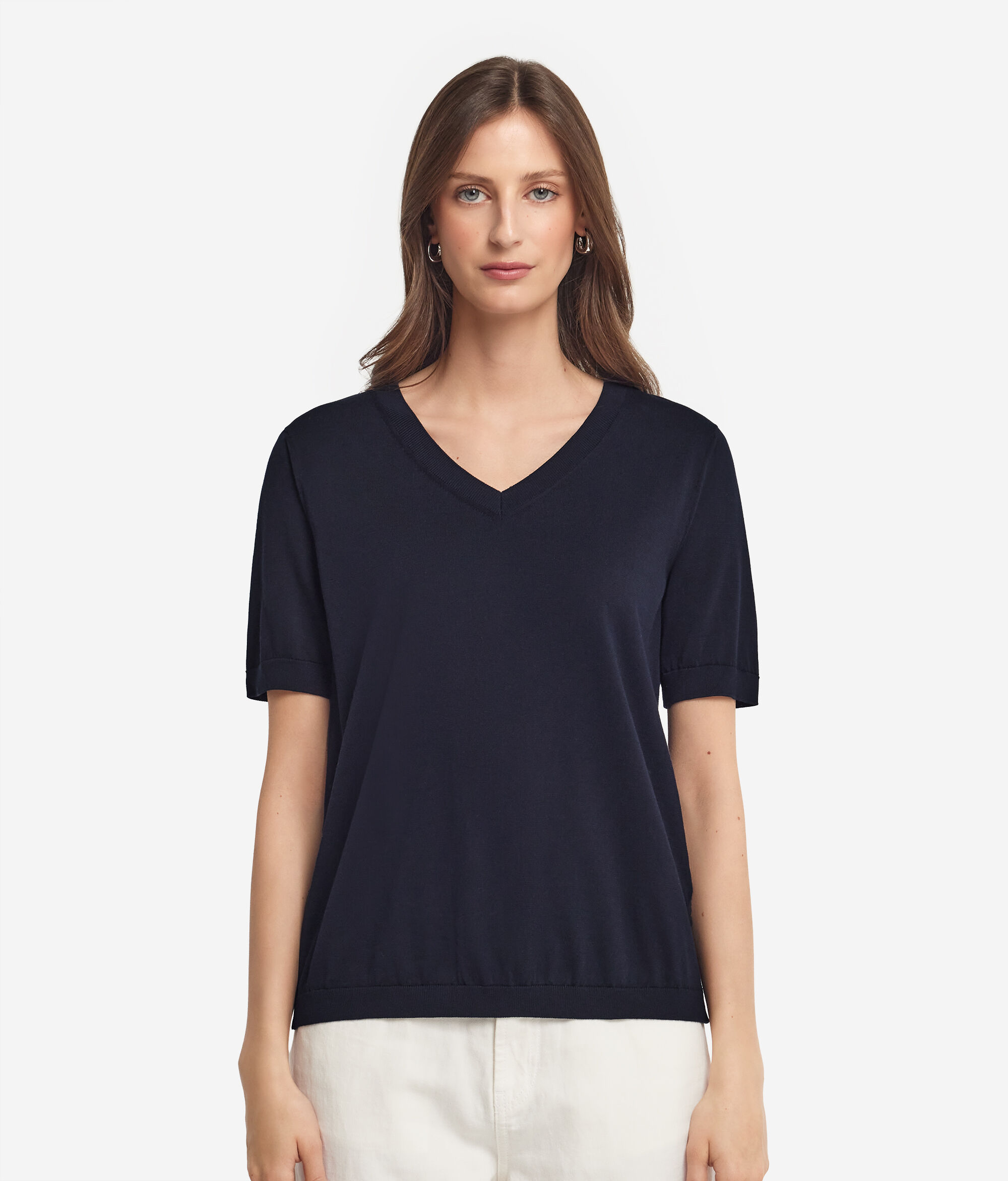 V-neck Cotton FreshT-shirt