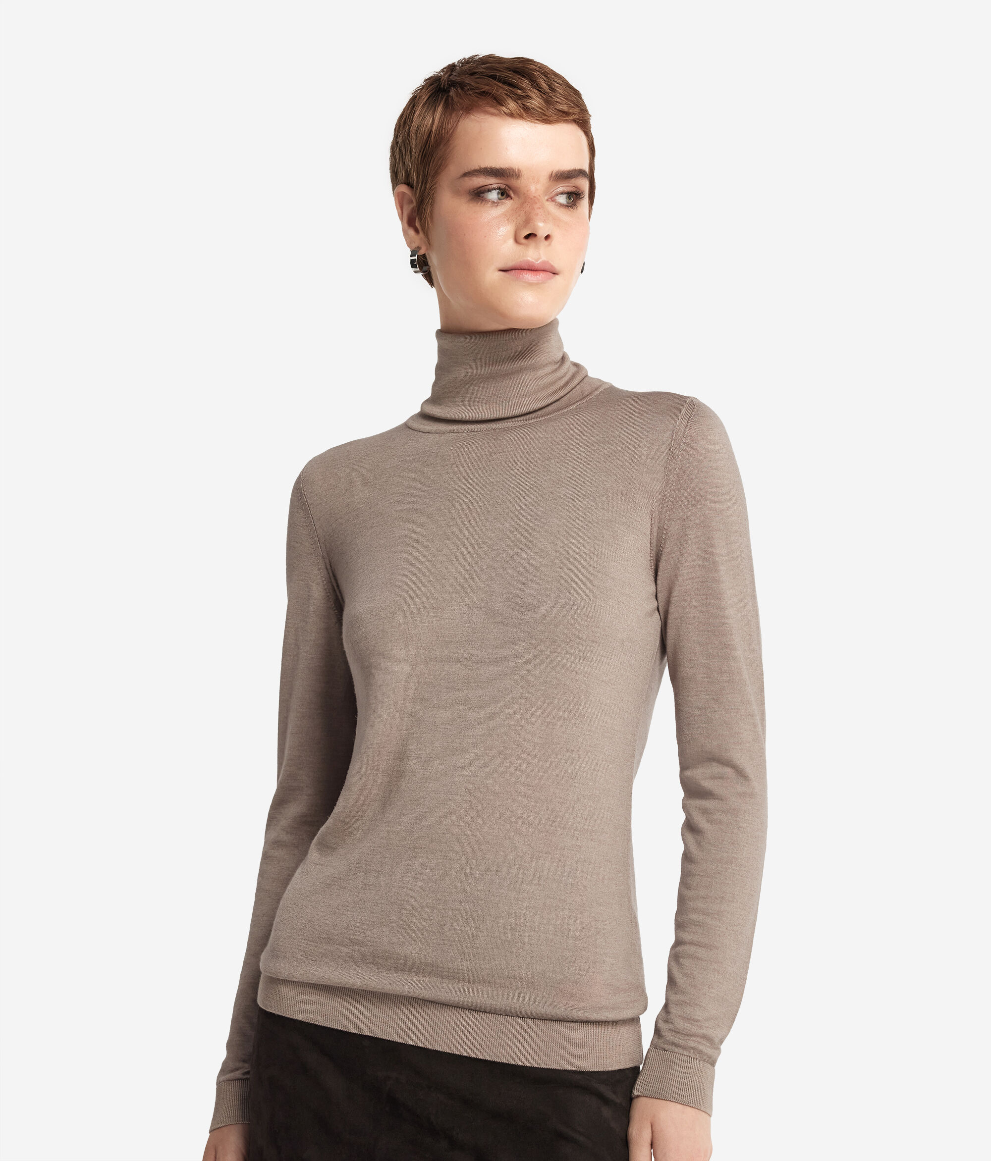 Ultrafine Cashmere Turtleneck Jumper