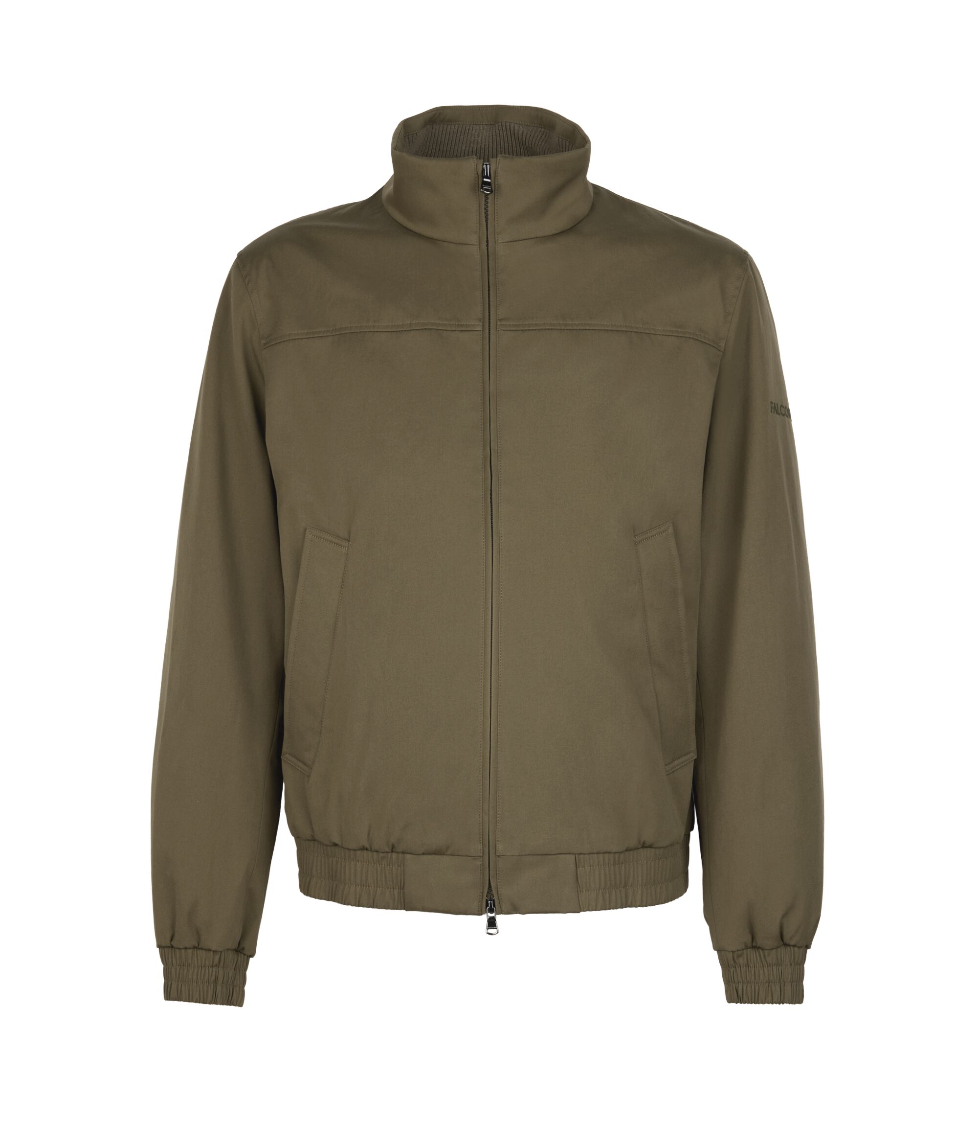 Cotton Cashmere Technical Bomber Jacket