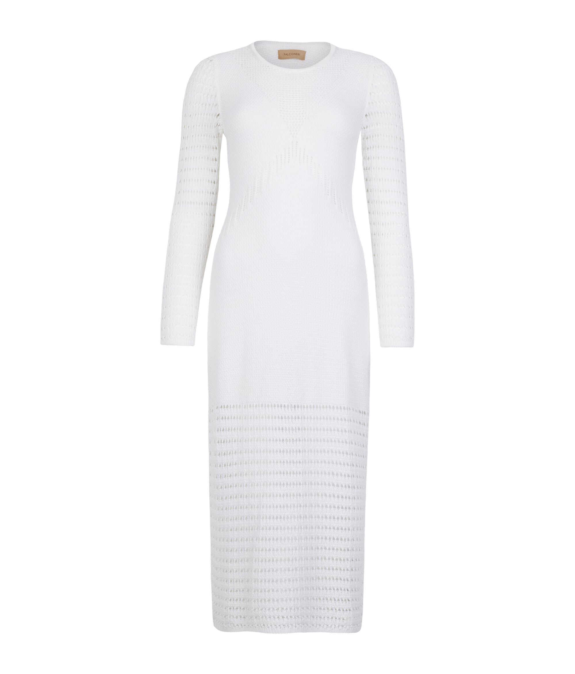 Robe ajourée au point de riz