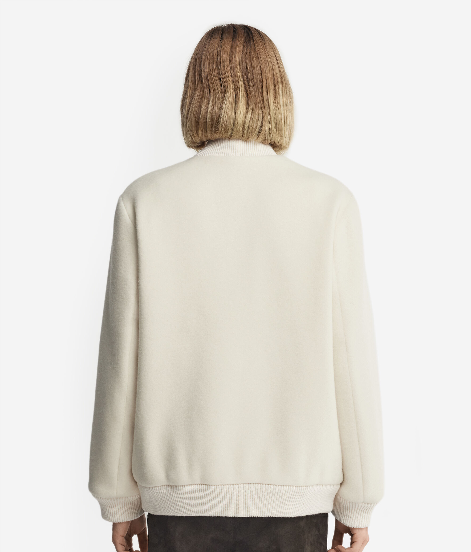 Cashmere Bomber Jacket