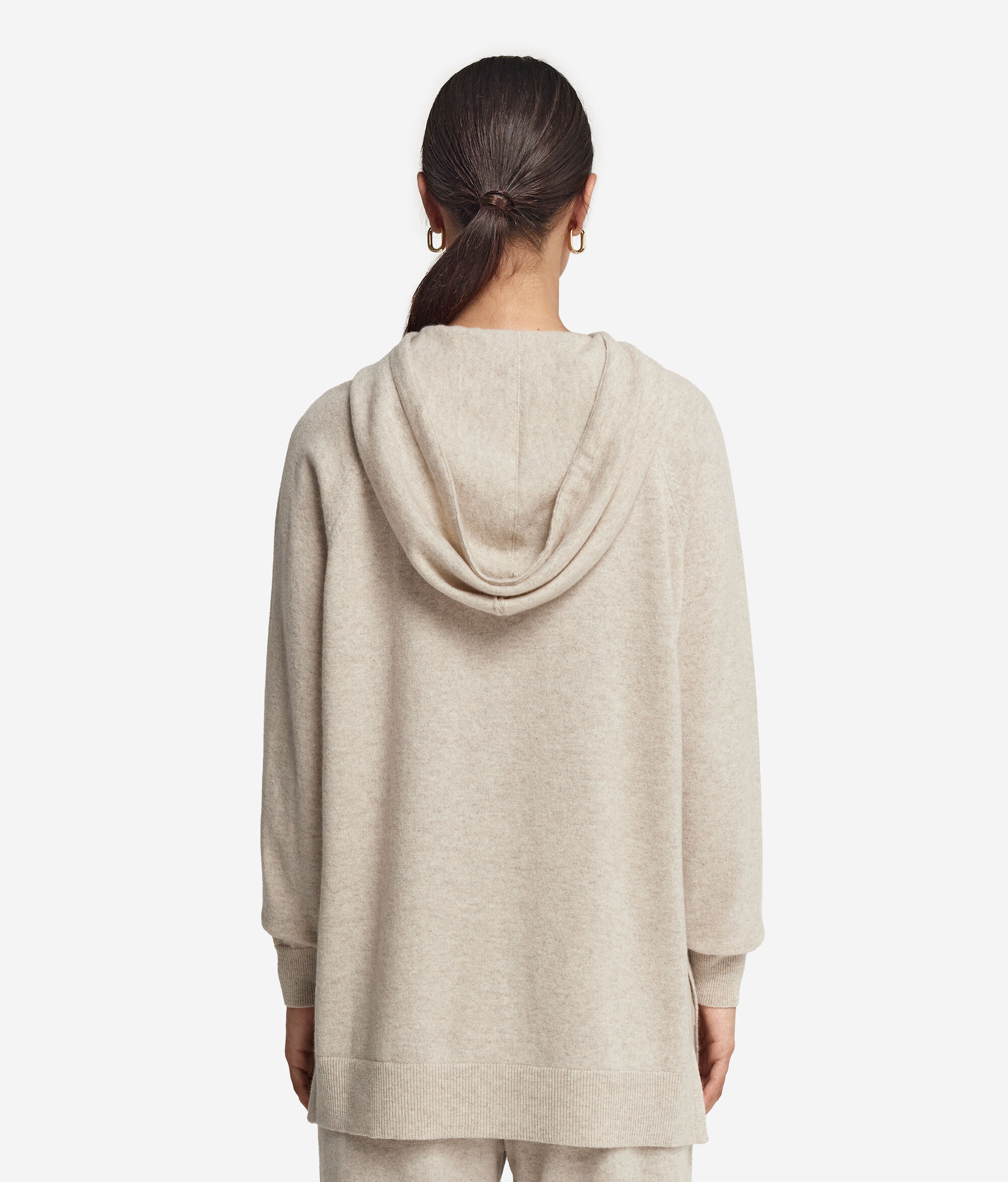 Sweatshirt à capuche en cachemire ultra-doux