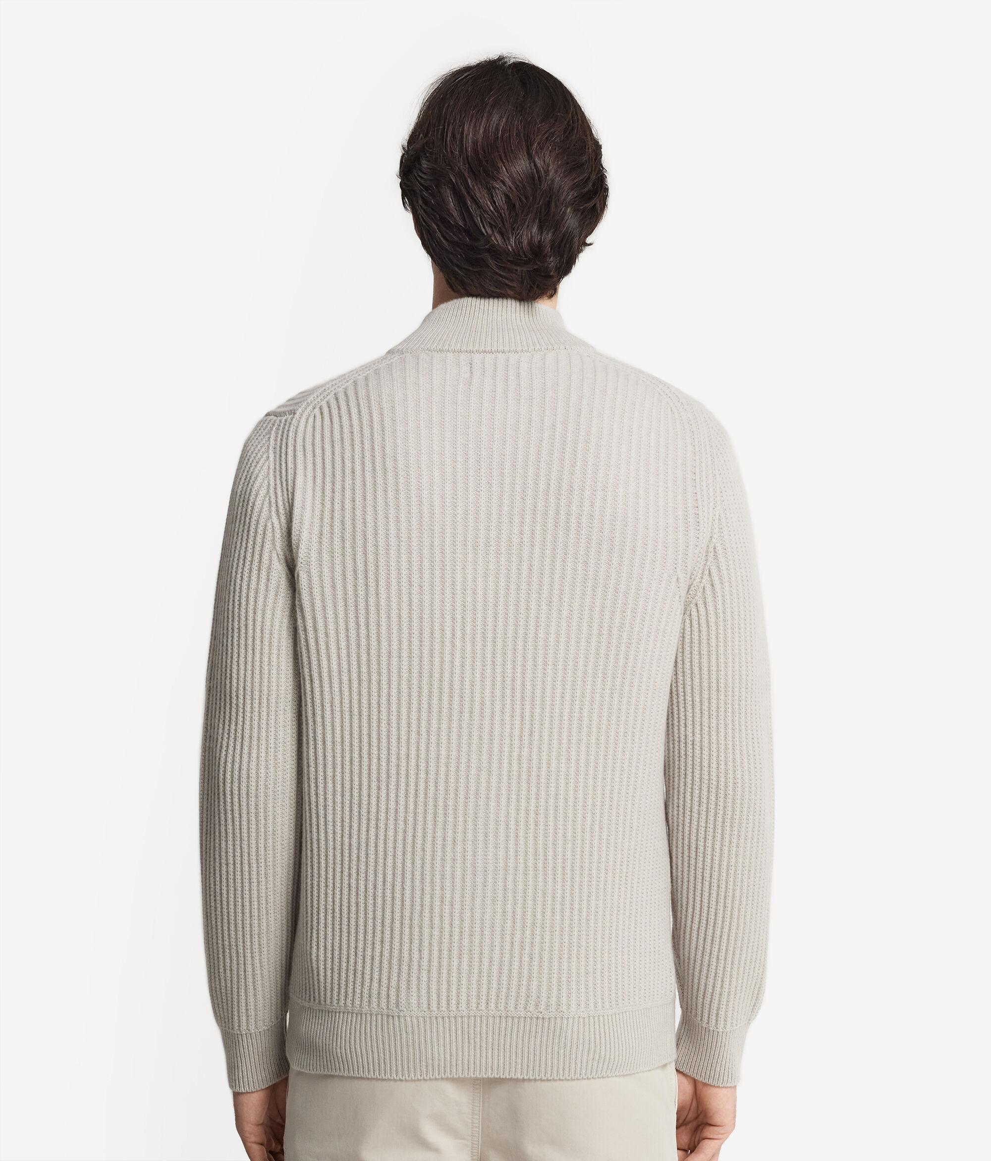 Gerippter Cardigan aus Kaschmir Ultrasoft