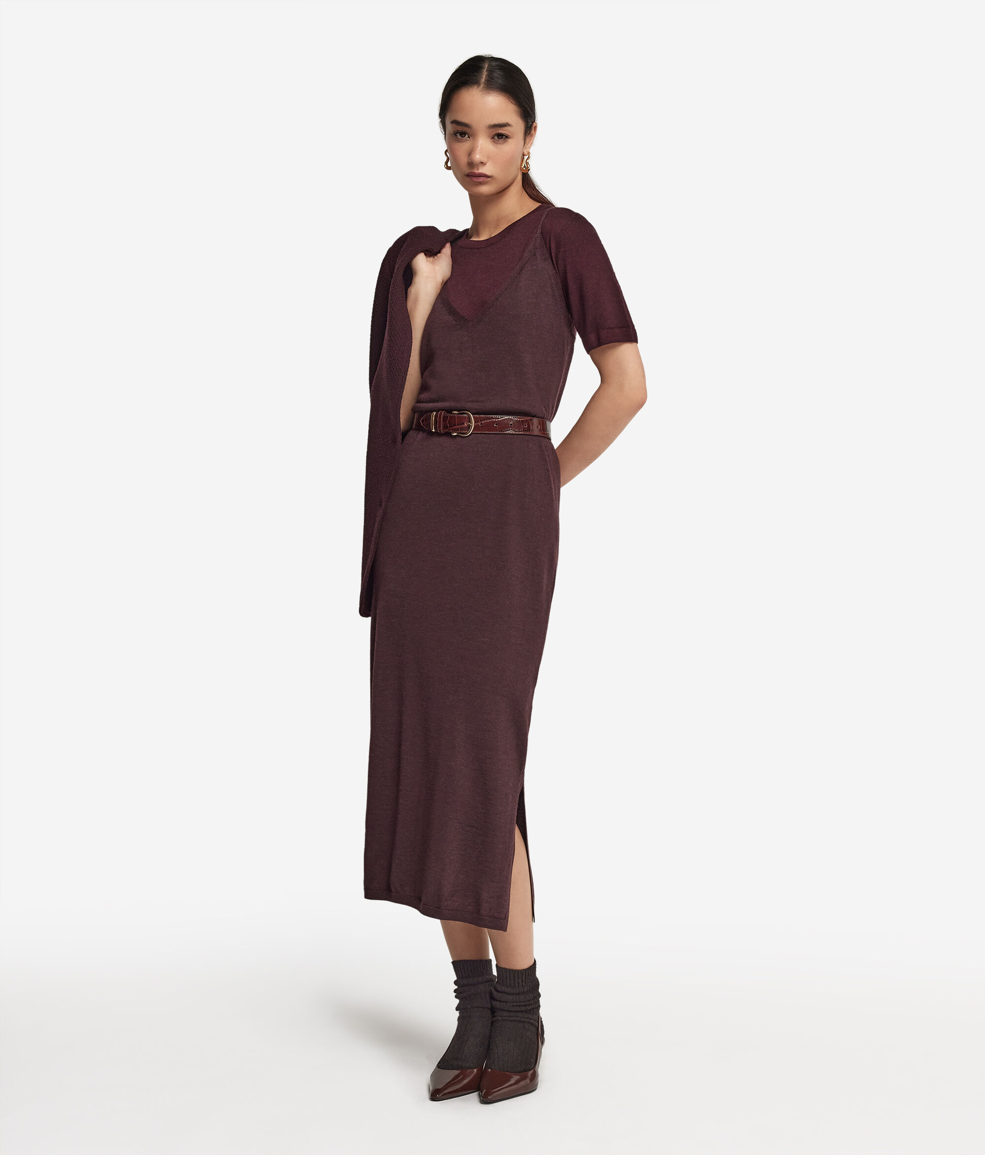 Ultrafine Cashmere Petticoat Dress