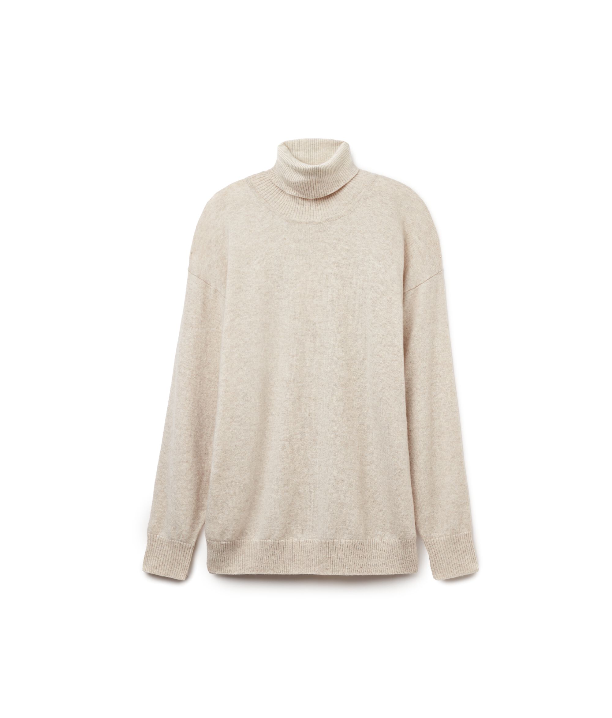 Ultrasoft Cashmere Turtleneck with Slits