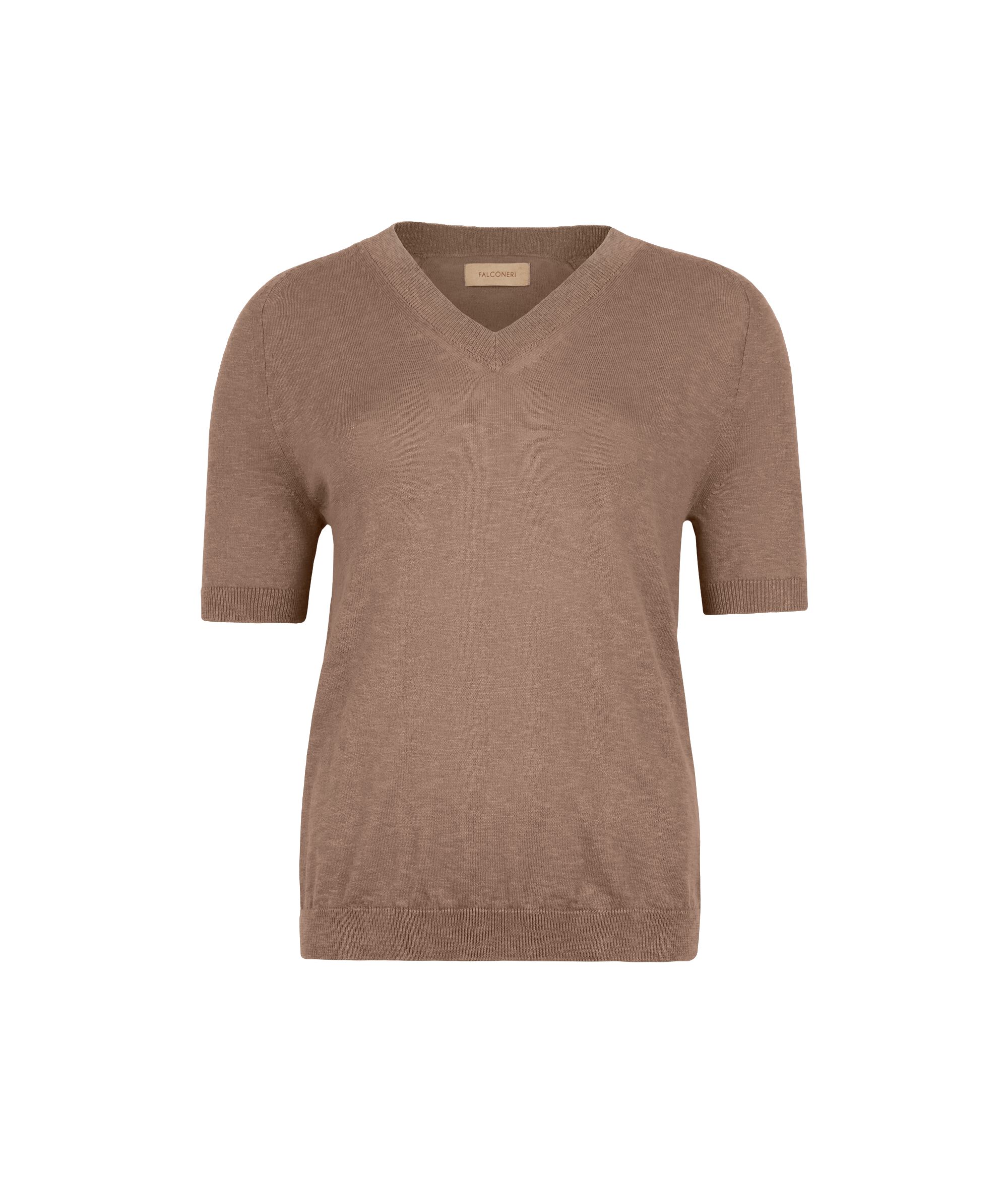 Twist V-neck Short-Sleeved T-shirt