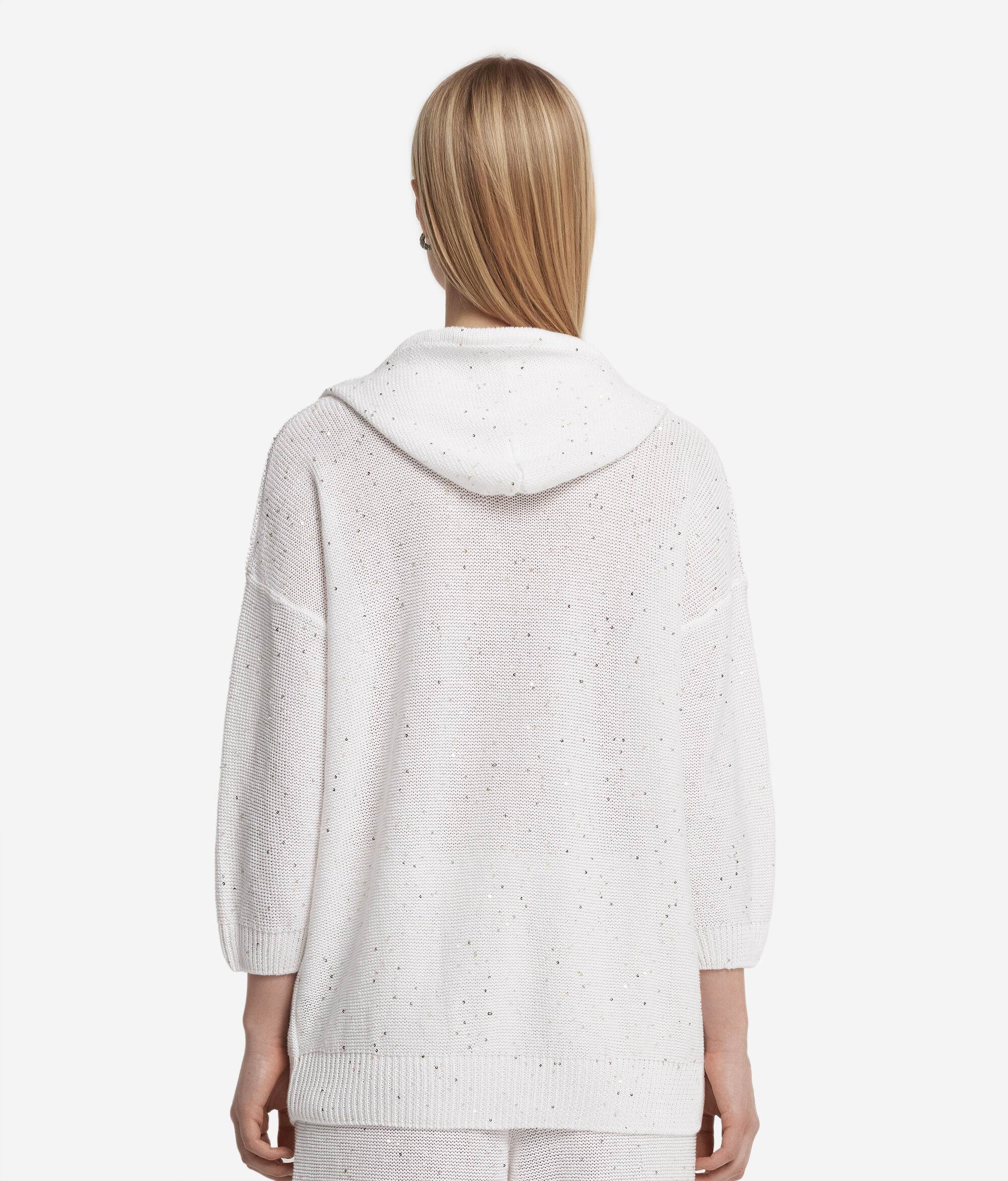 Micro-Sequin Hoodie