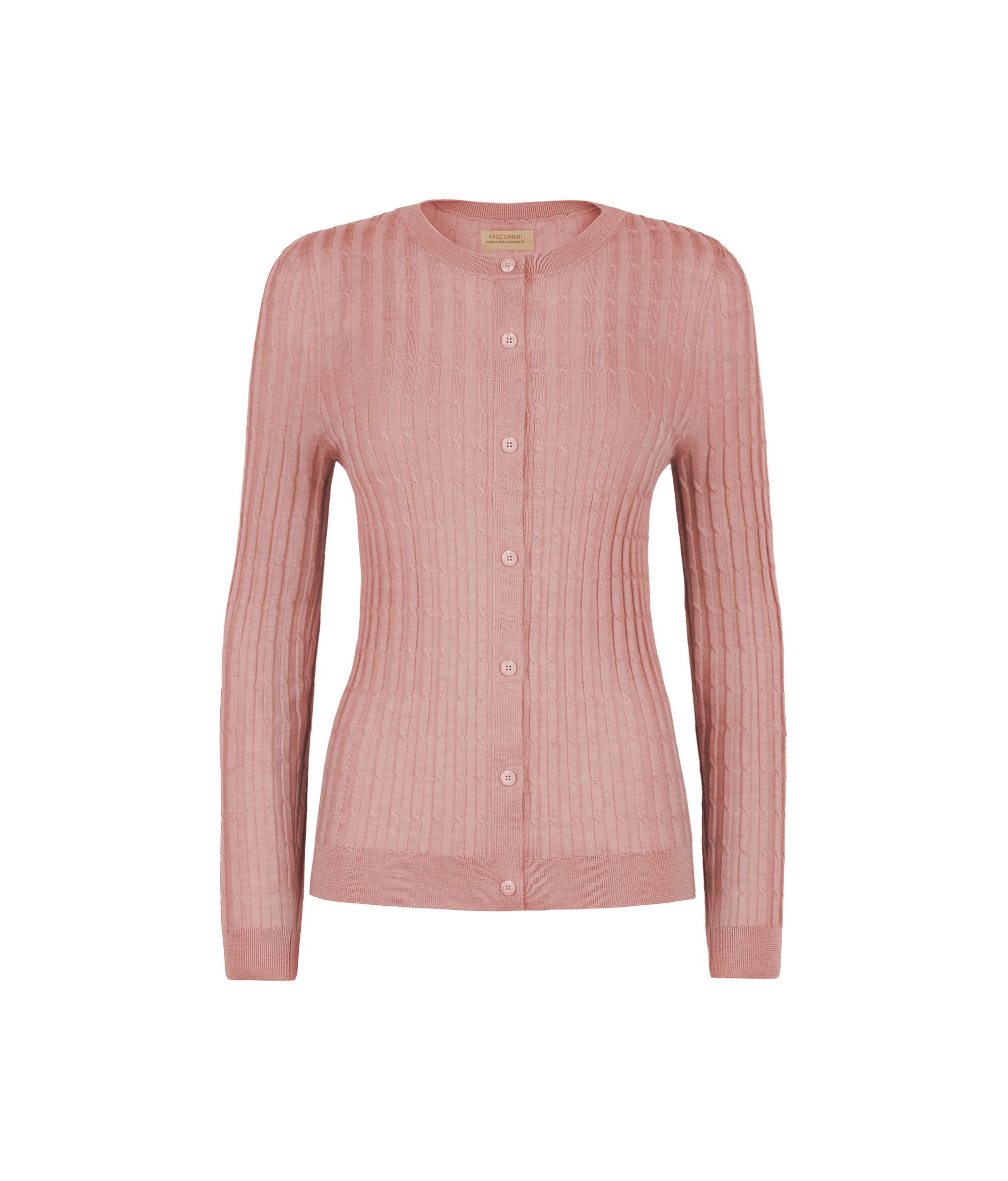 Ultrafine Cashmere Cable Knit Cardigan
