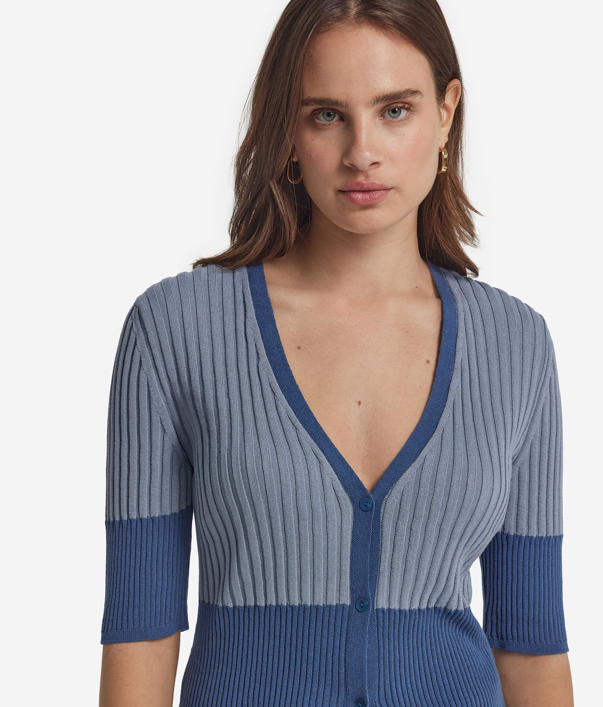 Ribbed Cotton Shrug