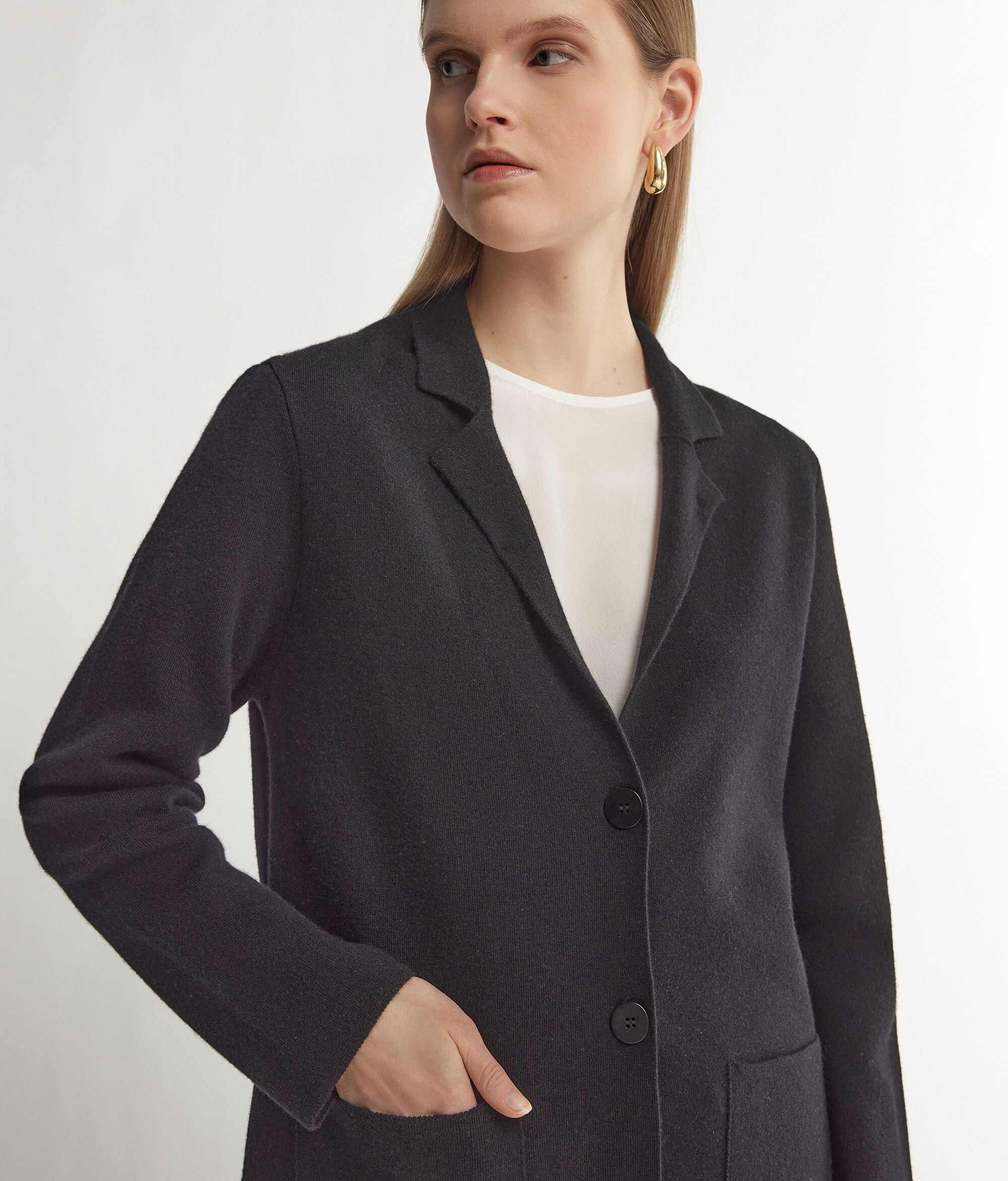 Gyapjú Tweed Blézer