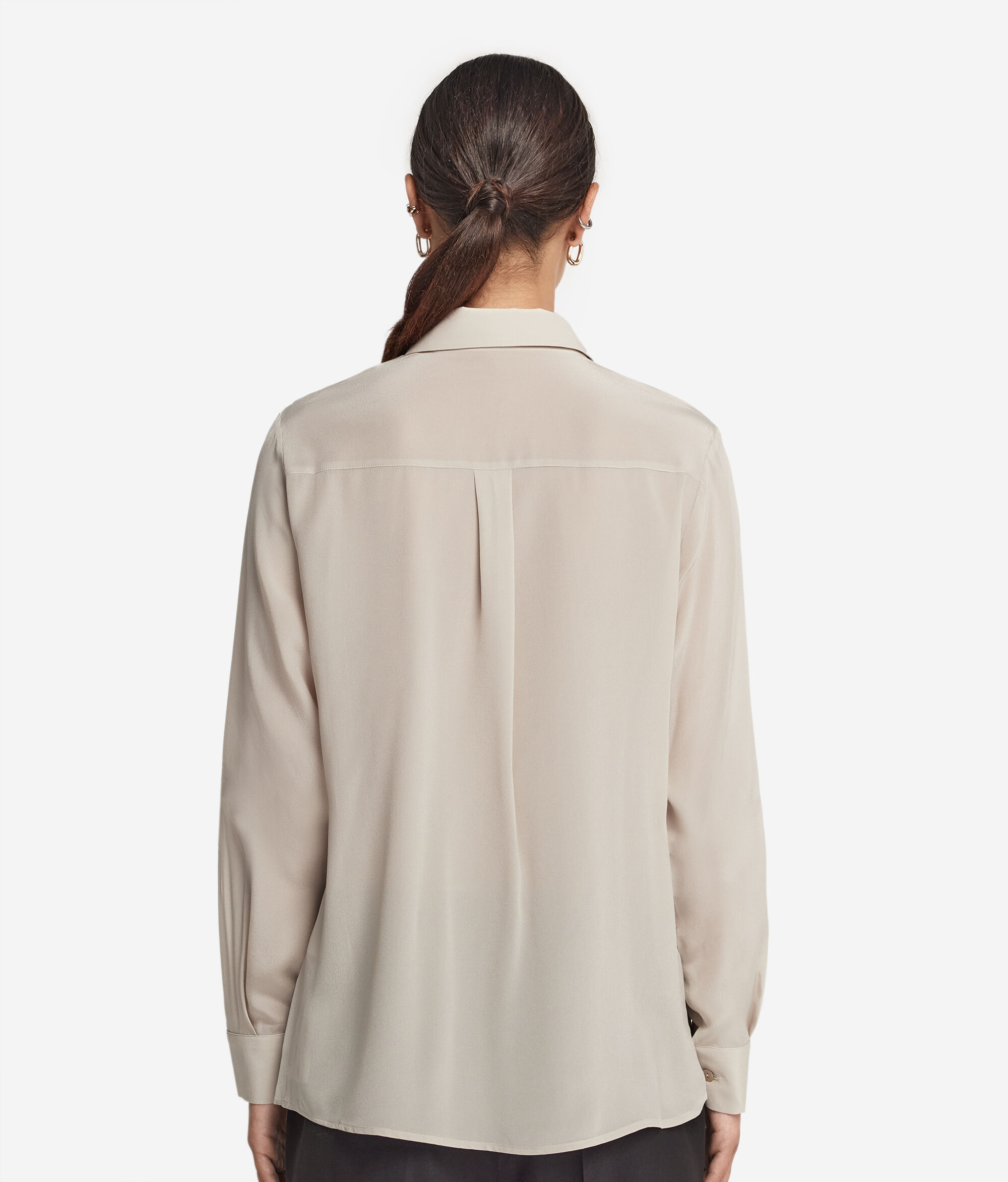 Silk Collared Shirt
