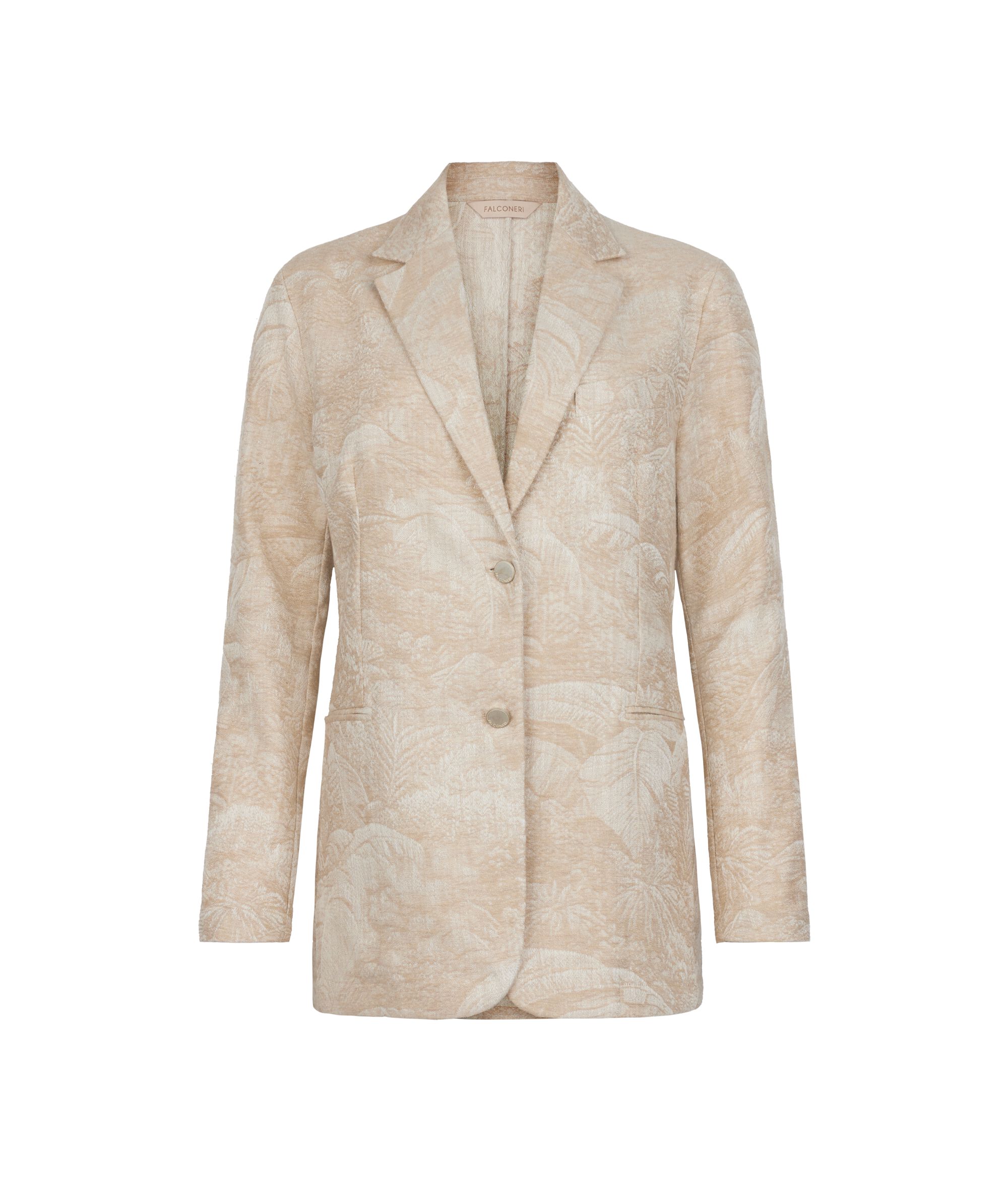 Chaqueta amplia jacquard