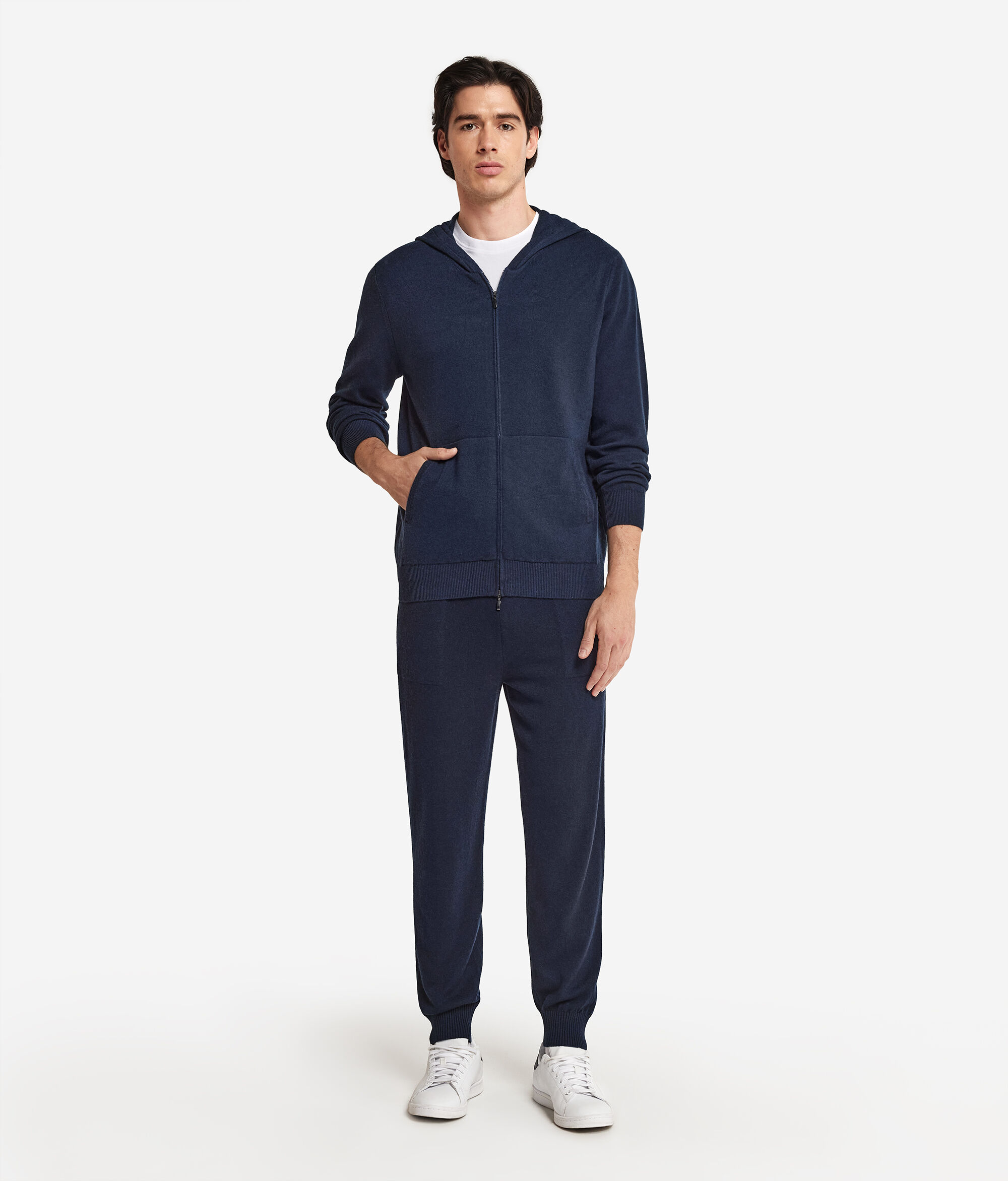 Felpa Full Zip in Cashmere Ultrasoft