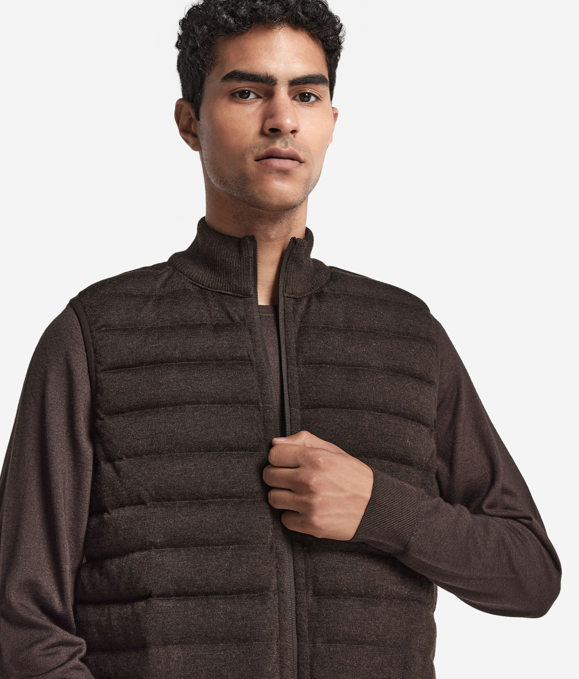 Reversible Cashmere Down Gilet