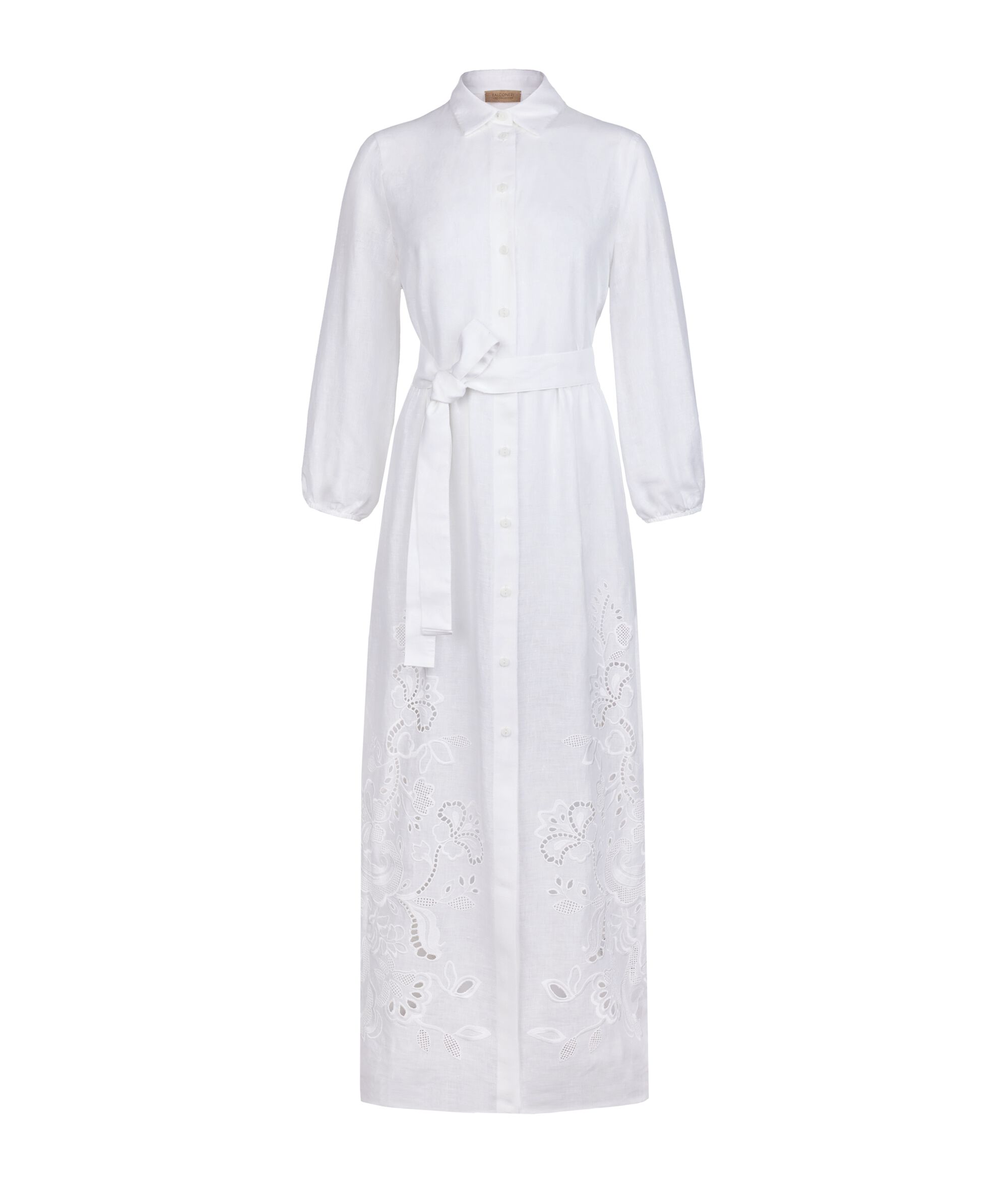 Besticktes Leinenkleid