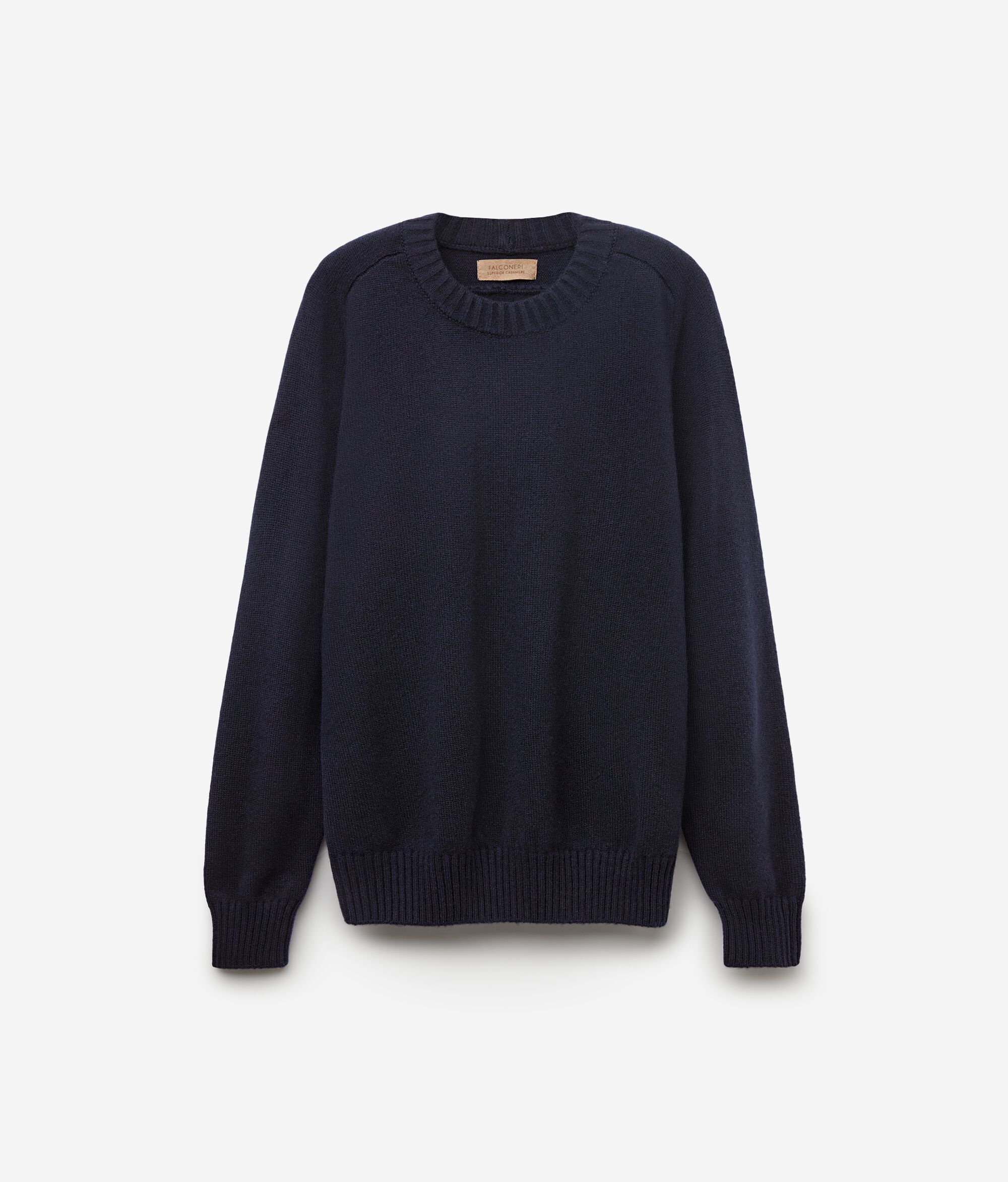Ultrasoft Cashmere Crewneck Sweater with Set-in Sleeves