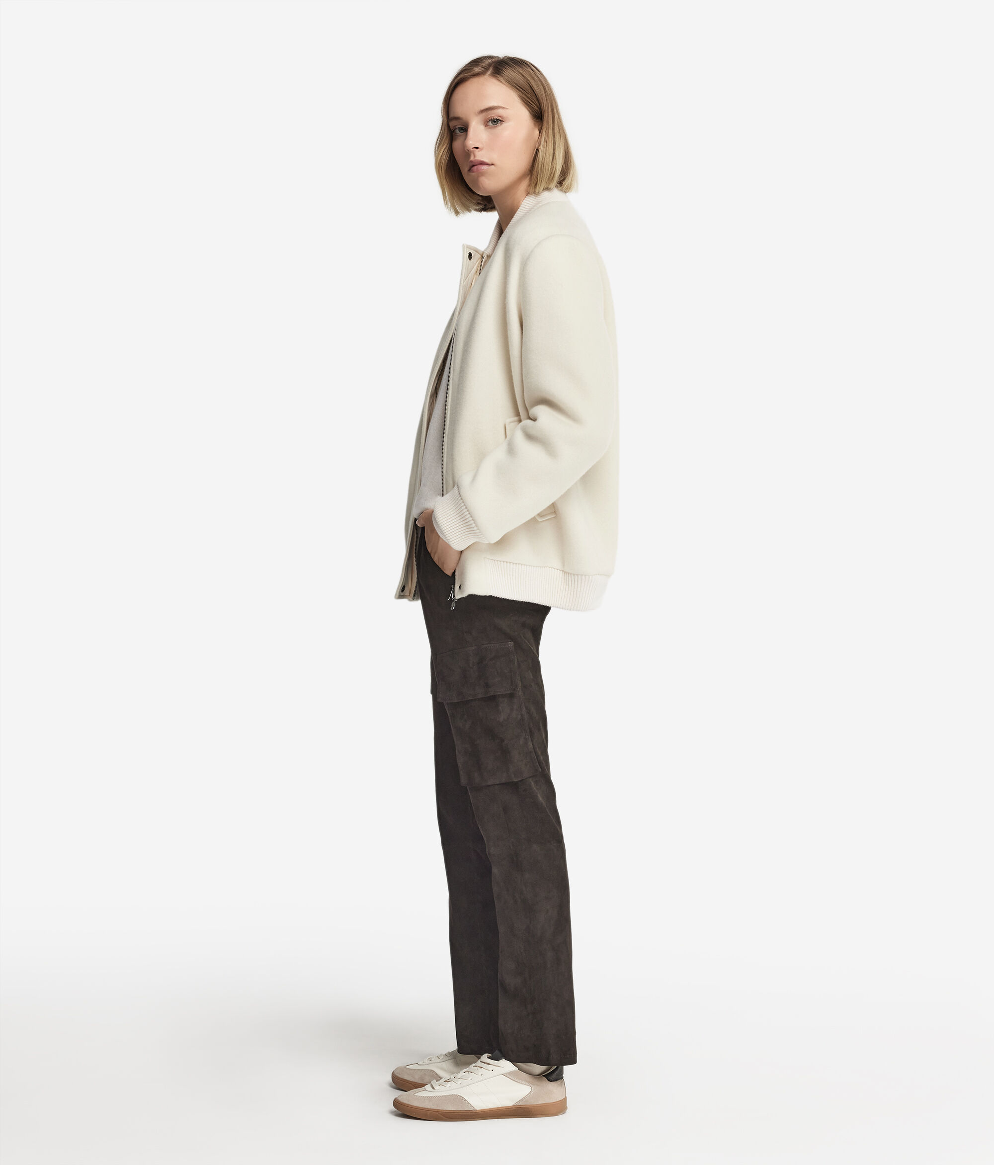 Cashmere Bomber Jacket