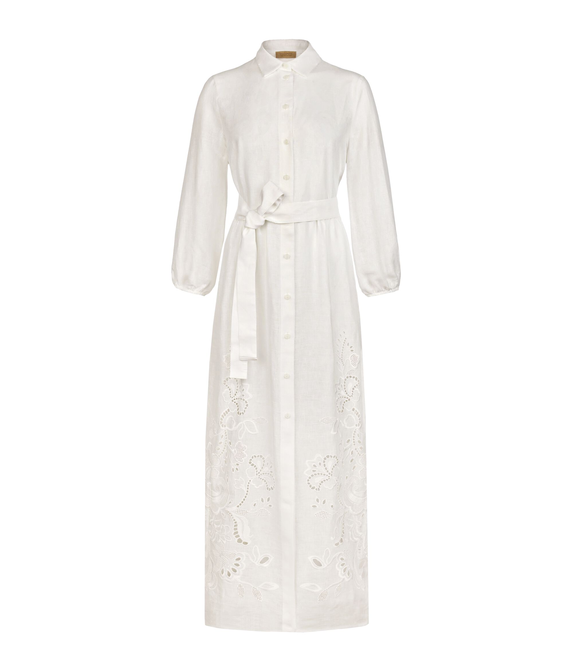 Besticktes Leinenkleid