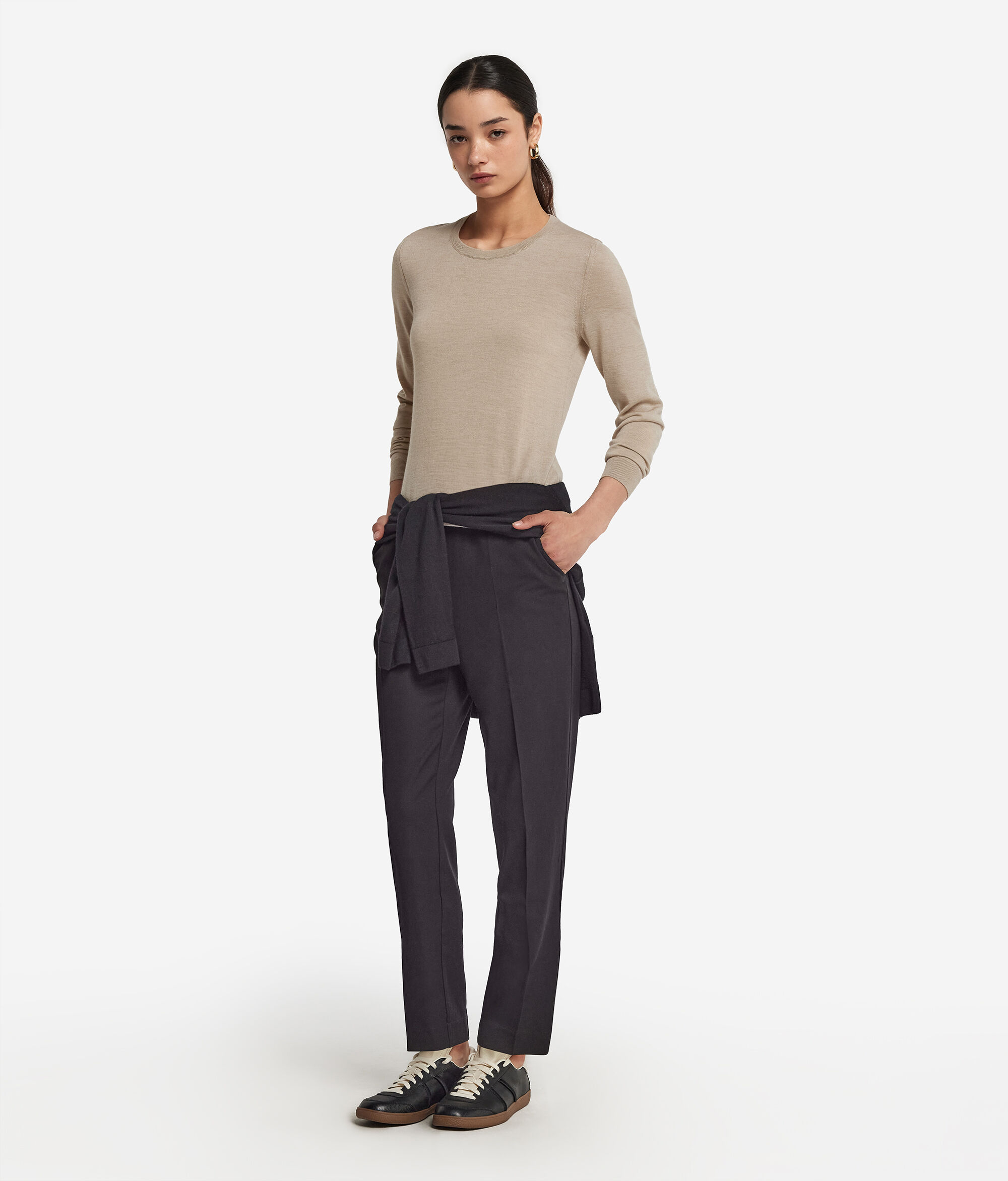 Round-Neck Ultrafine Cashmere Jumper