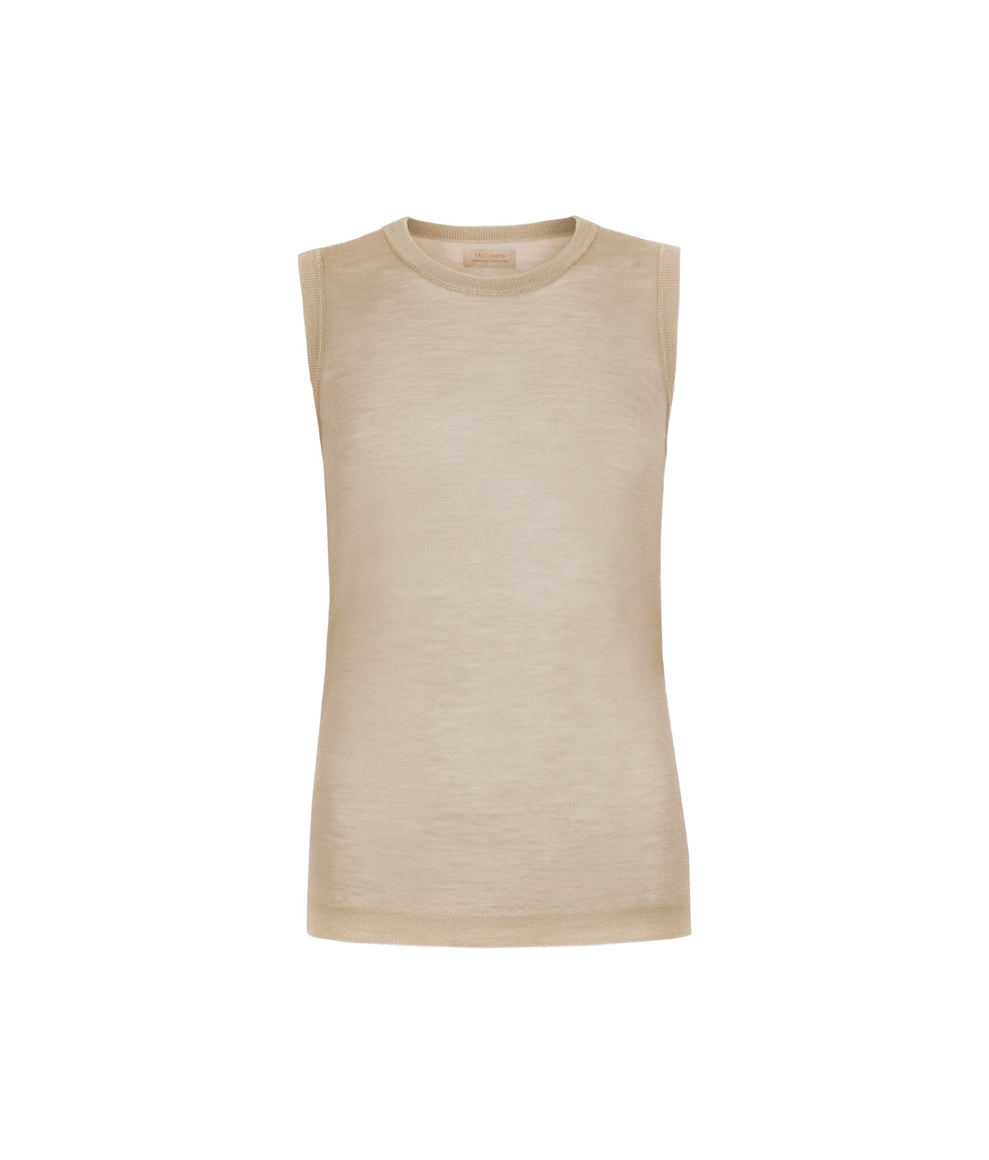 Βασικό αμάνικο τοπ από Airfine Cashmere