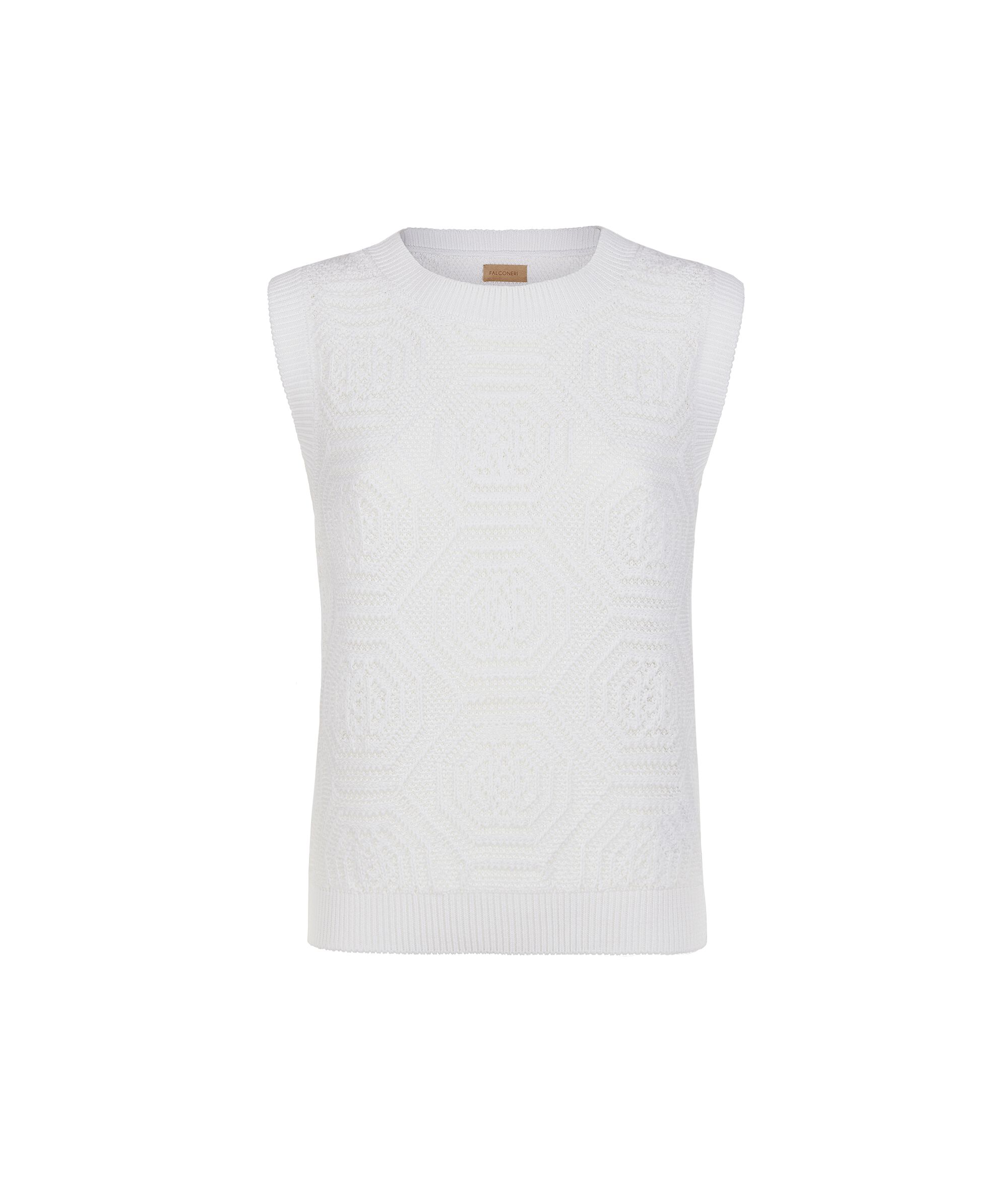 Tank Top with Geometric Design