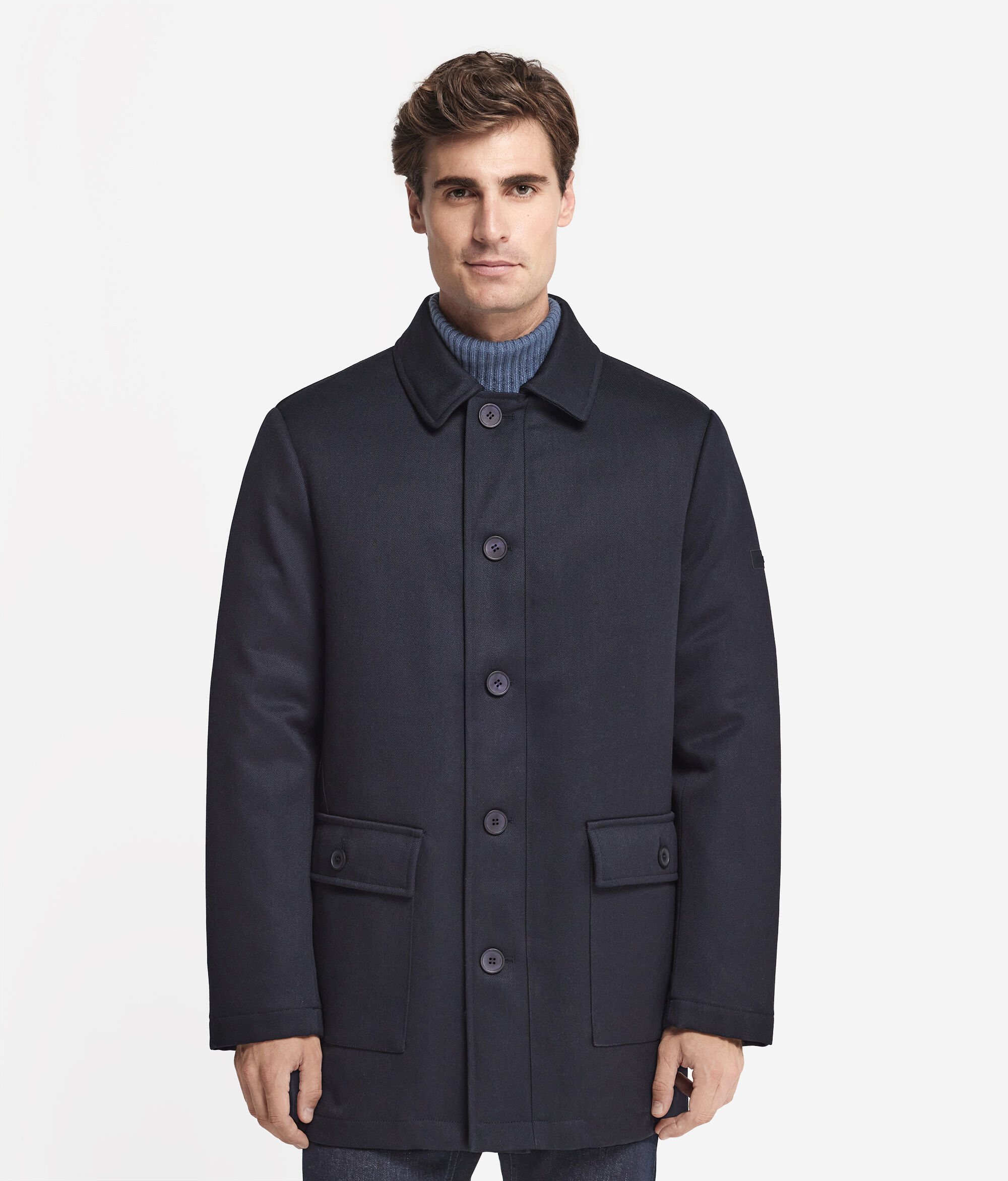Technical Wool Coat