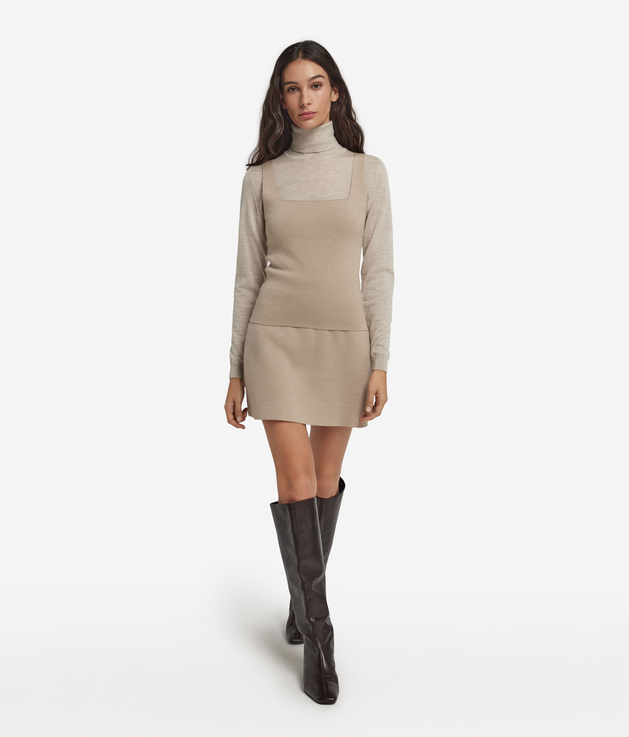 Débardeur réversible en cachemire ultra-fin