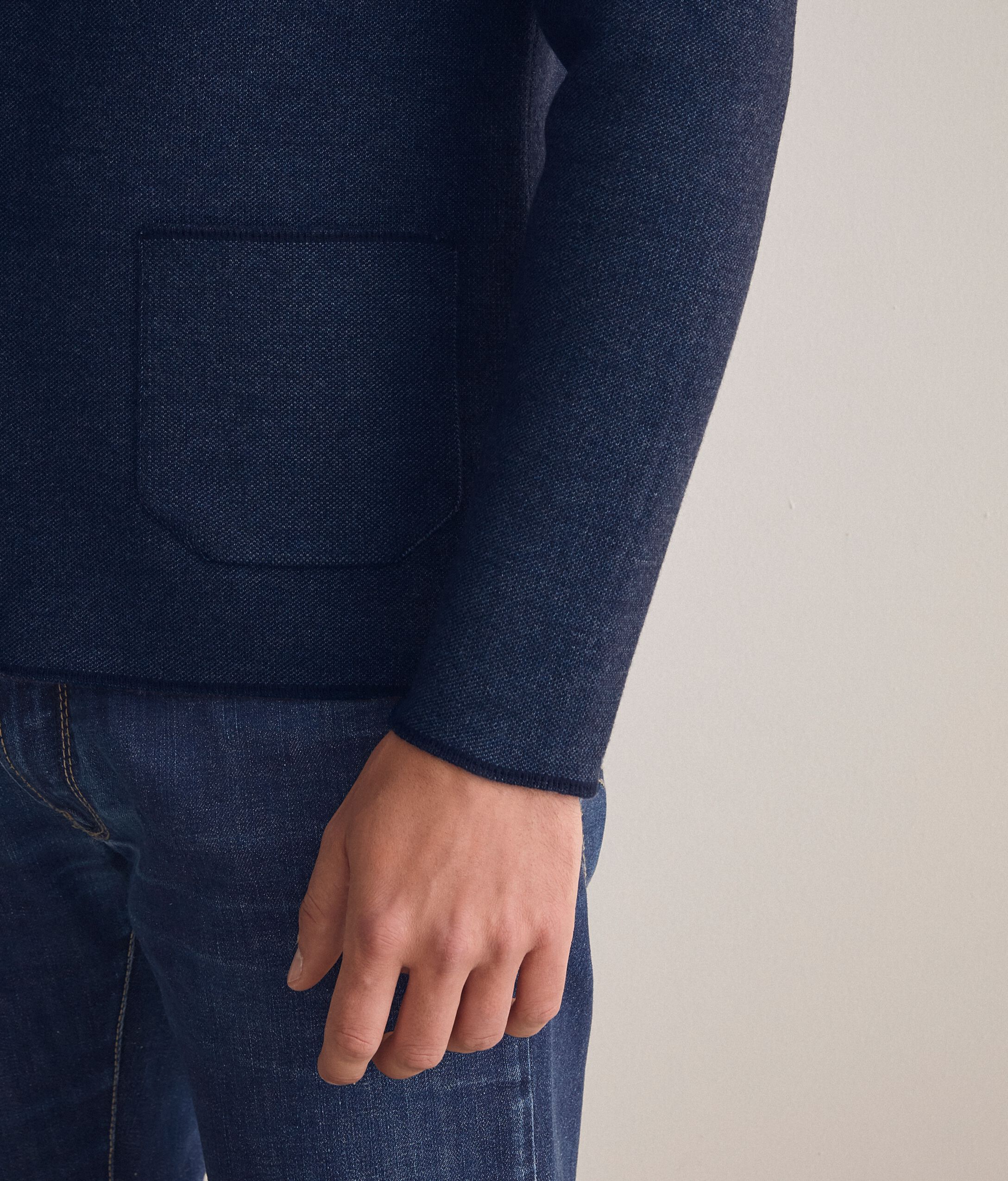 Chaqueta de tweed de hombre